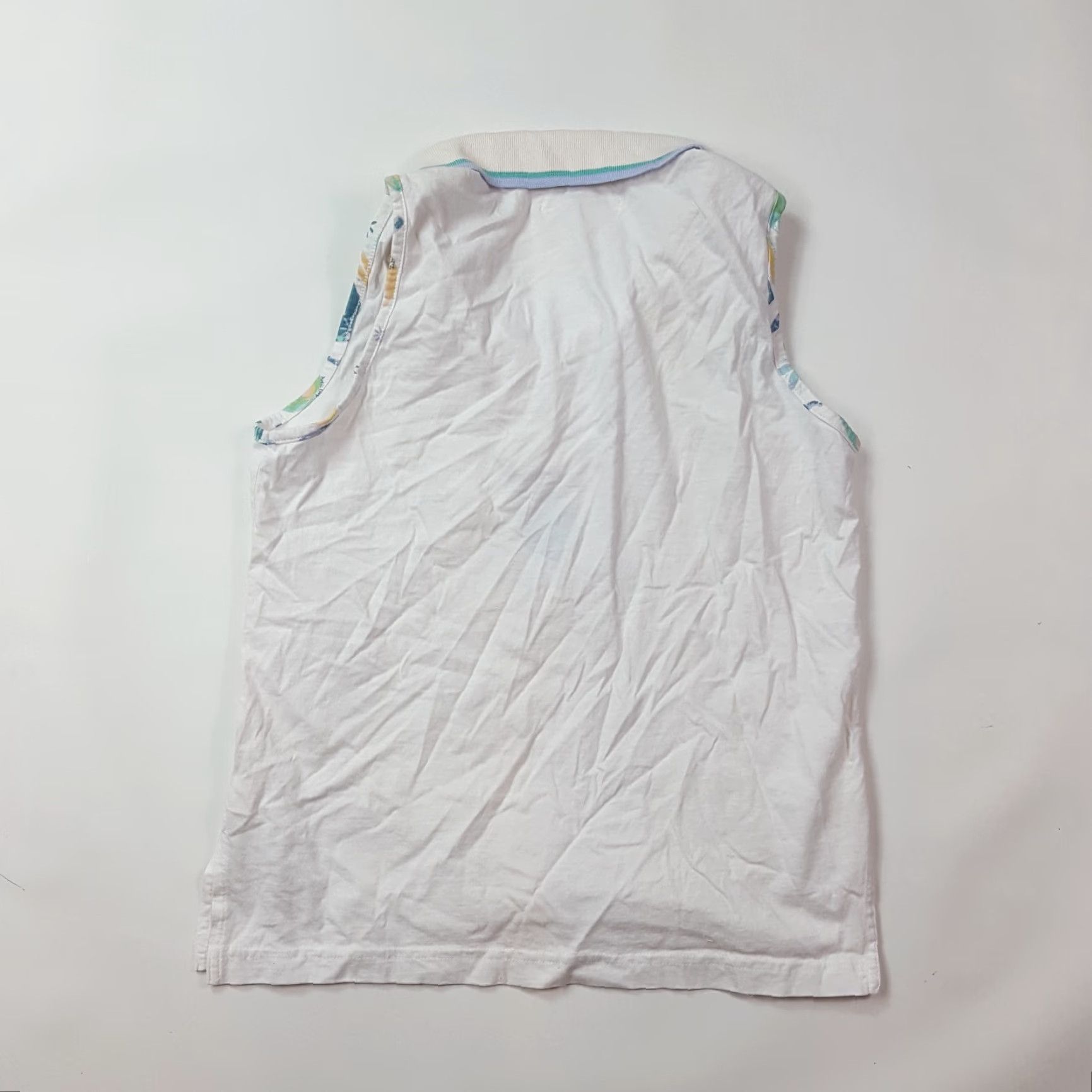 Wilson VINTAGE Wilson Tank Top Women's Medium Sleeveless Floral Tennis Golf Preppy Embroidered Size M / US 6-8 / IT 42-44 - 6 Thumbnail