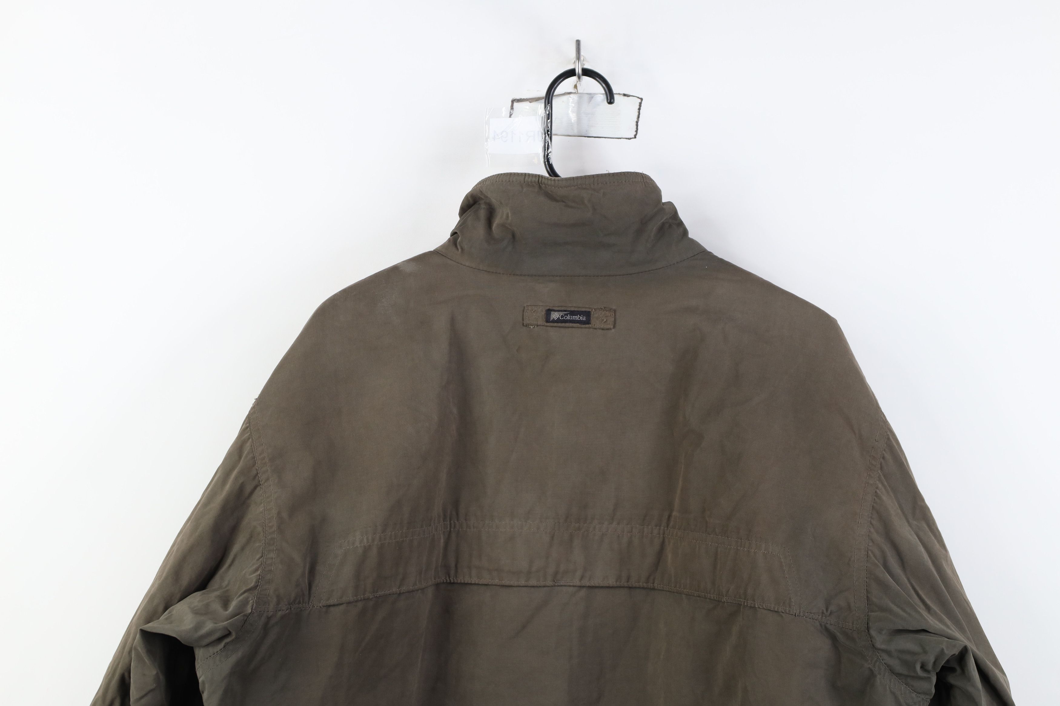 Columbia Vintage Columbia Spell Out Fleece Lined Bomber Jacket Green Size US L / EU 52-54 / 3 - 16 Thumbnail