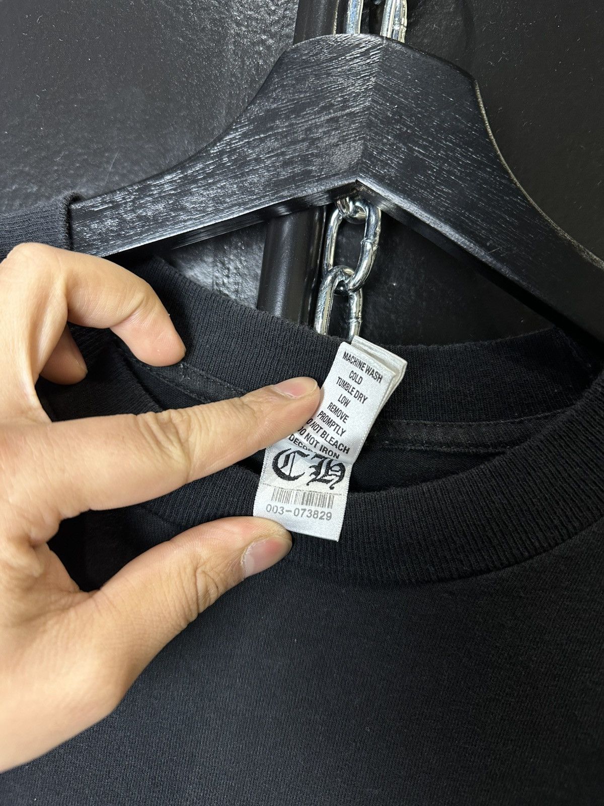 Chrome Hearts Vintage Chrome Hearts Los Angeles Horseshoe Pocket Tee Size US S / EU 44-46 / 1 - 7 Thumbnail