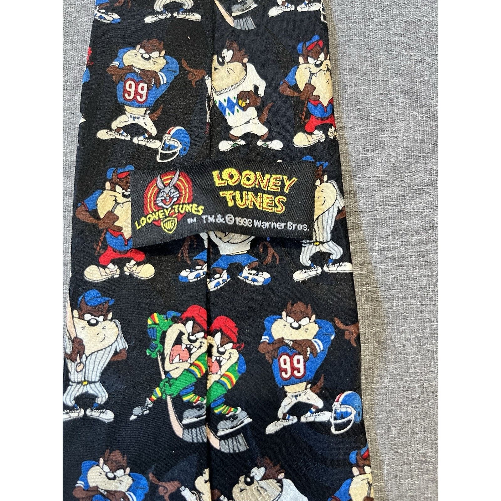 Other Looney Tunes Tasmanian Devil Sports Theme Necktie Taz Size ONE SIZE - 3 Thumbnail
