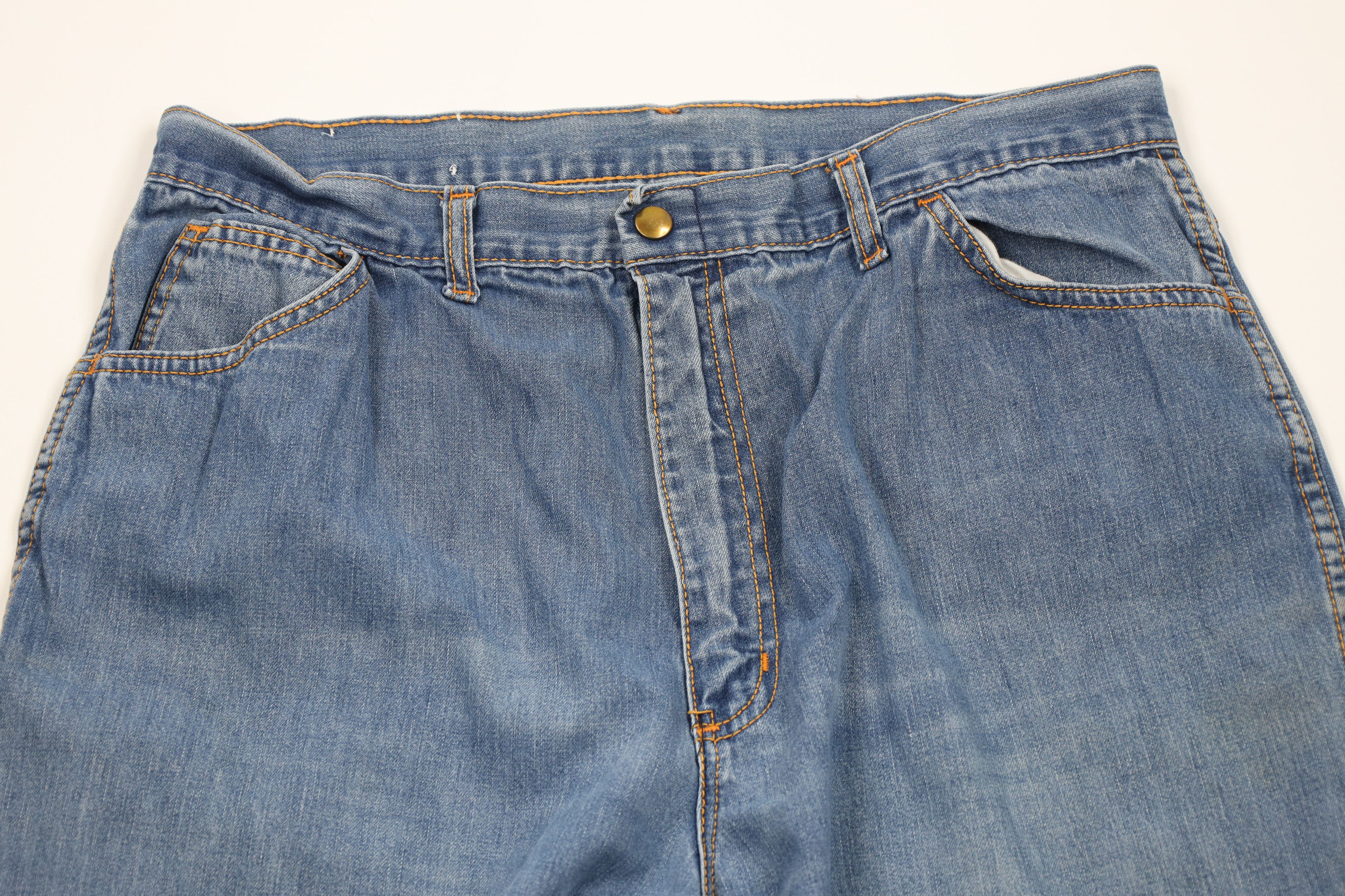 Vintage Vintage 70s 80s Streetwear Relaxed Fit Straight Leg Jeans Size 34" / US 12 / IT 48 - 2 Thumbnail