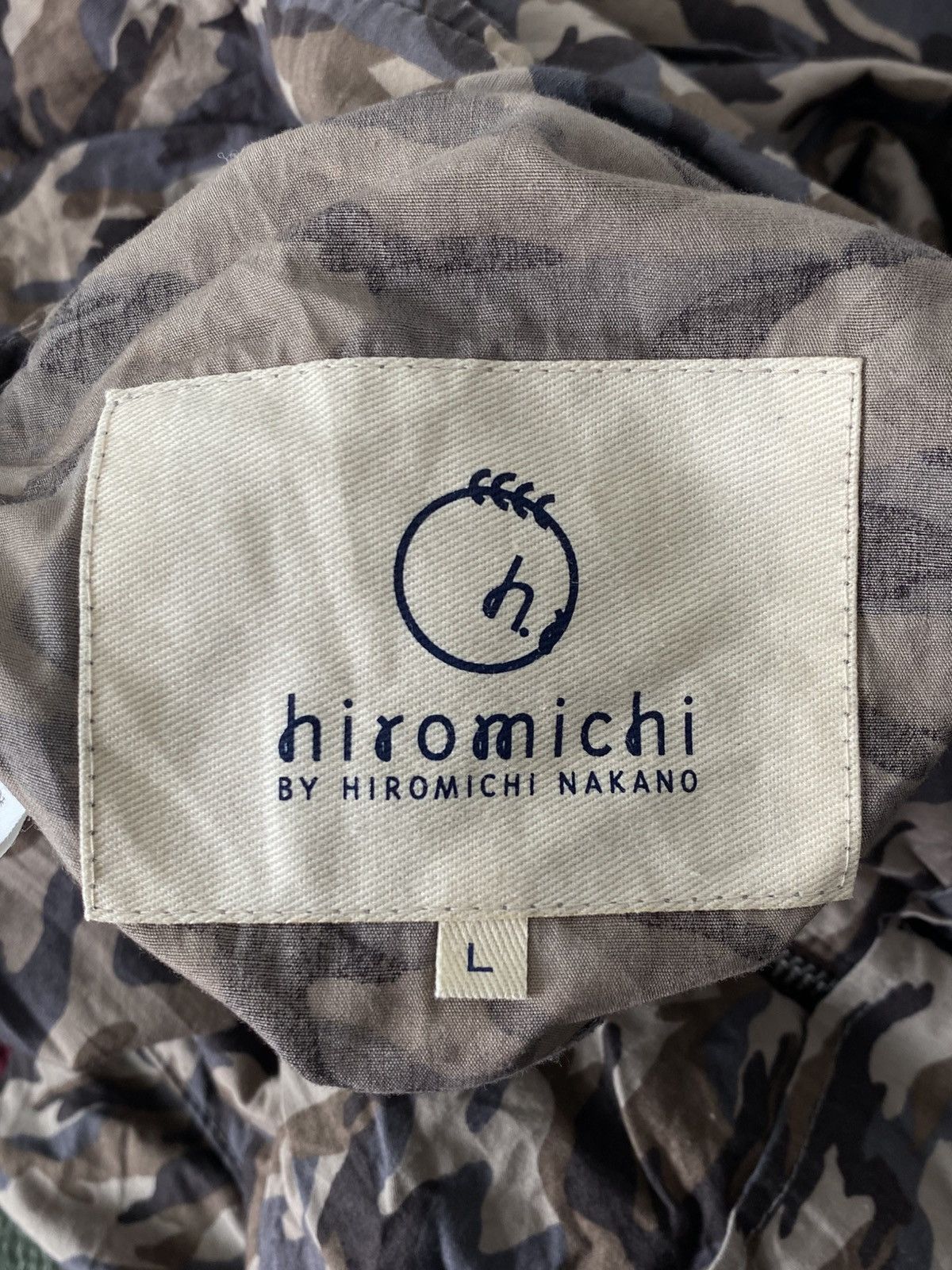 Japanese Brand Hiromichi Nakano Camo Detachable Sleeve Jacket Japan Size US L / EU 52-54 / 3 - 5 Thumbnail