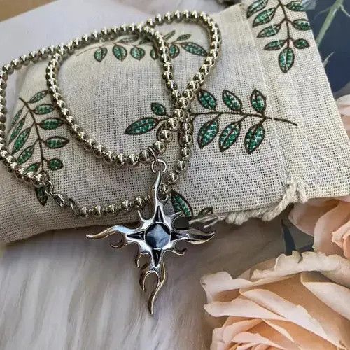 Jewelry Sun Flare Pendant Necklace Size ONE SIZE - 1 Thumbnail