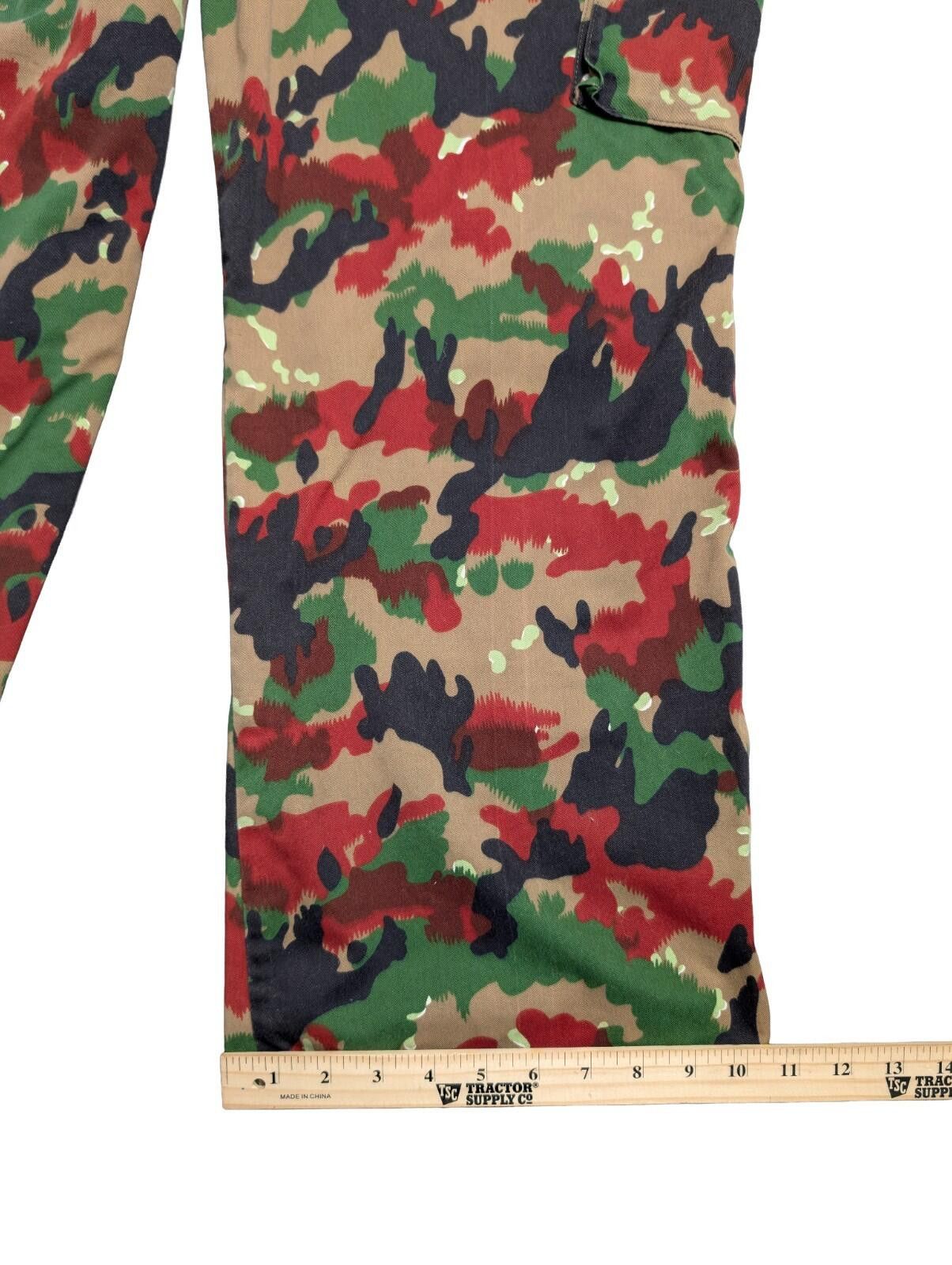 The Unbranded Brand Swiss M83 Alpenflage "Pizza Camo" Field Trousers - 37x30 Size US 36 / EU 52 - 5 Thumbnail