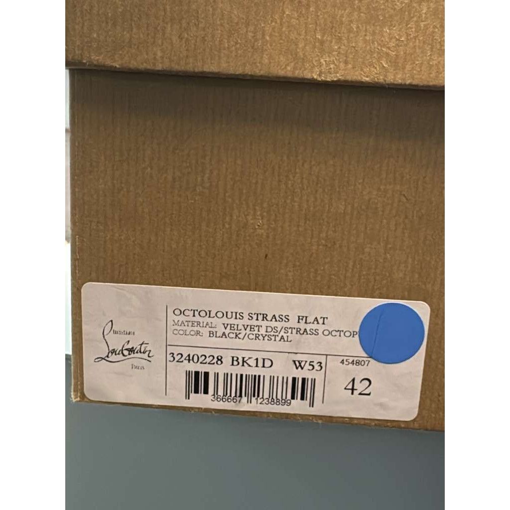 Christian Louboutin o1rshd1 Octolouis Strass Sneakers in Black/Crystal Size US 9 / EU 42 - 21 Thumbnail