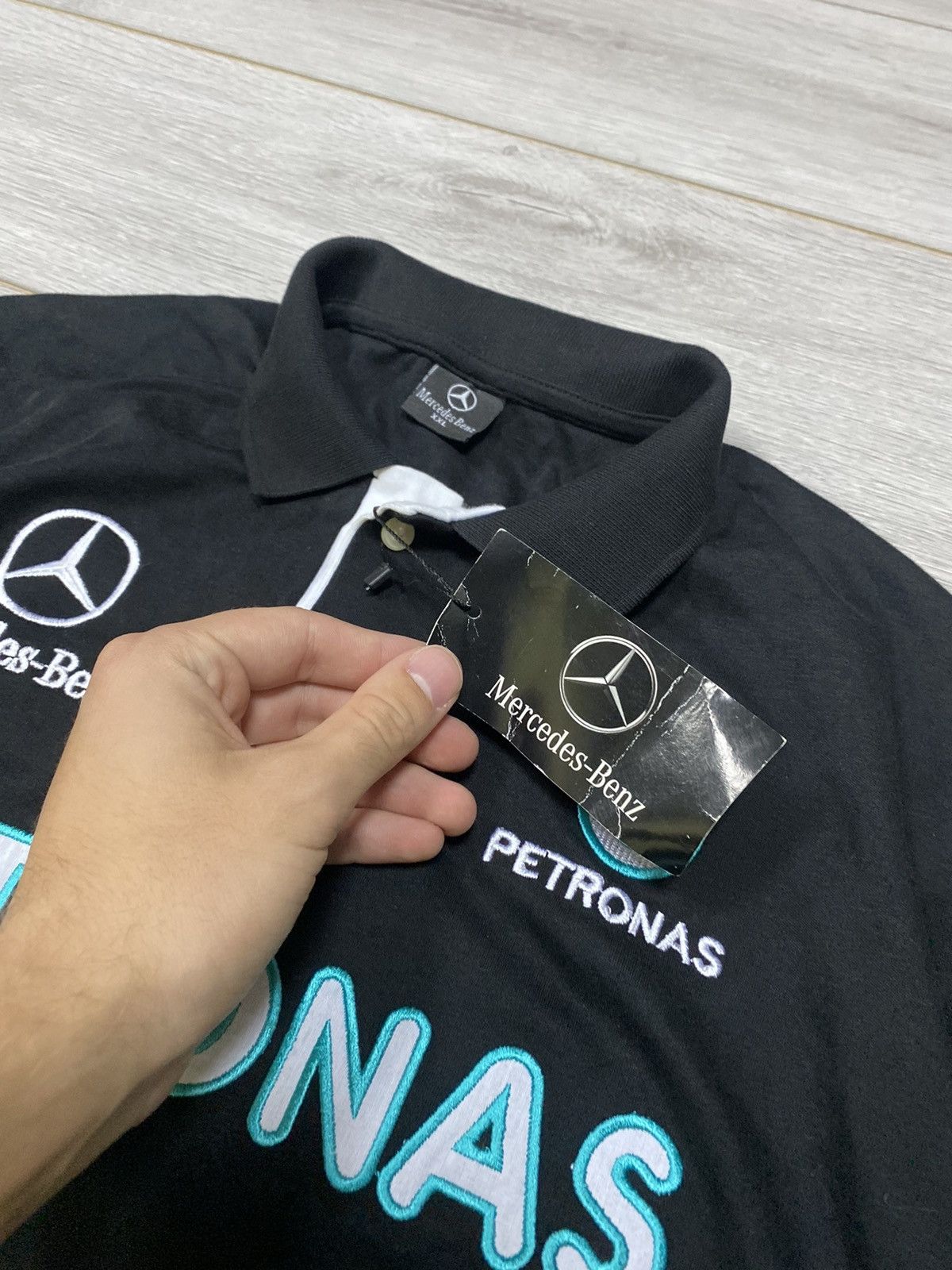 Mercedes-Benz Petronas Mercedes vintage polo with tag Size US XXL / EU 58 / 5 - 5 Thumbnail