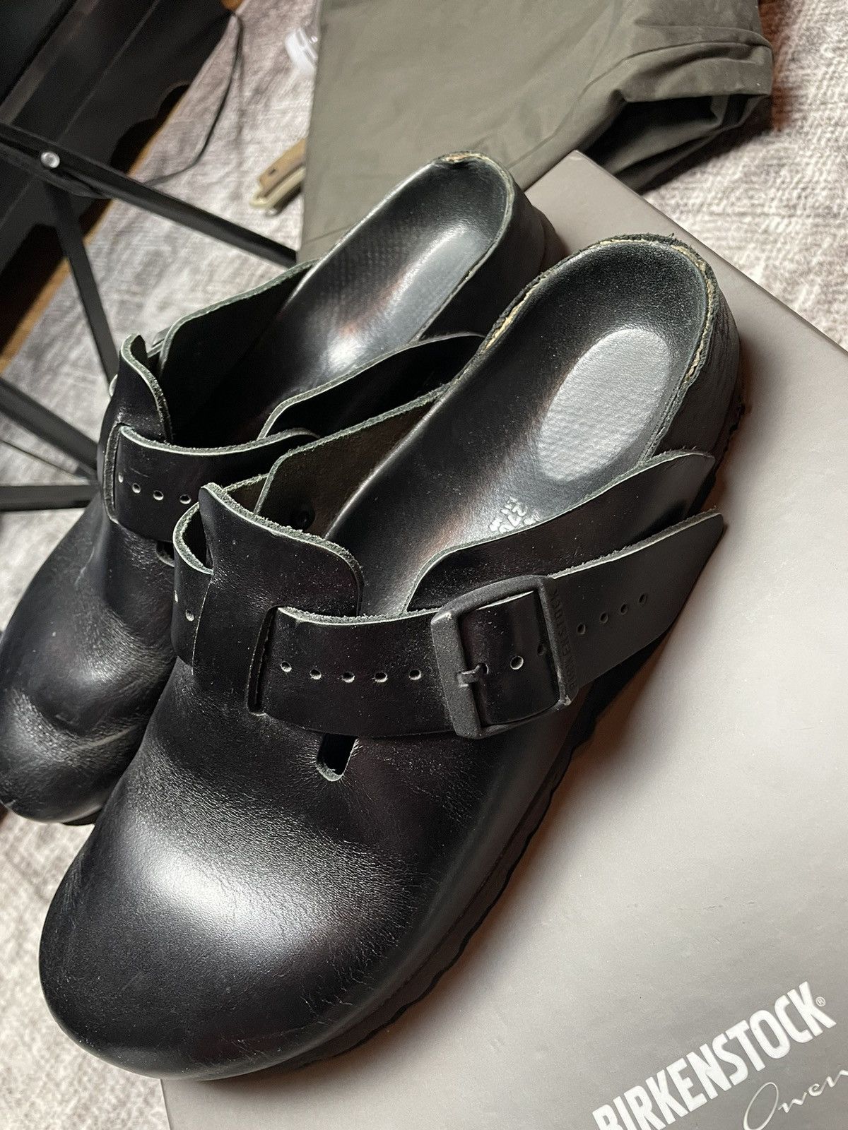 Rick Owens Rick owens Birkenstock Boston Clog Size US 9 / EU 42 - 13 Thumbnail