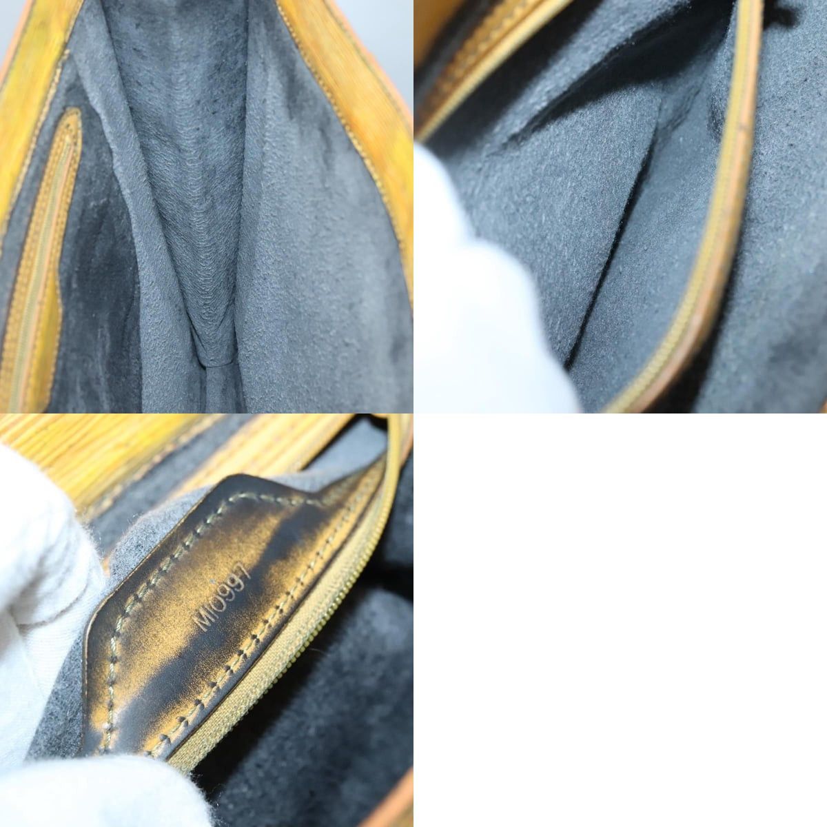 Louis Vuitton LOUIS VUITTON Epi Sac Plat Hand Bag Yellow M52079 Size ONE SIZE - 12 Thumbnail