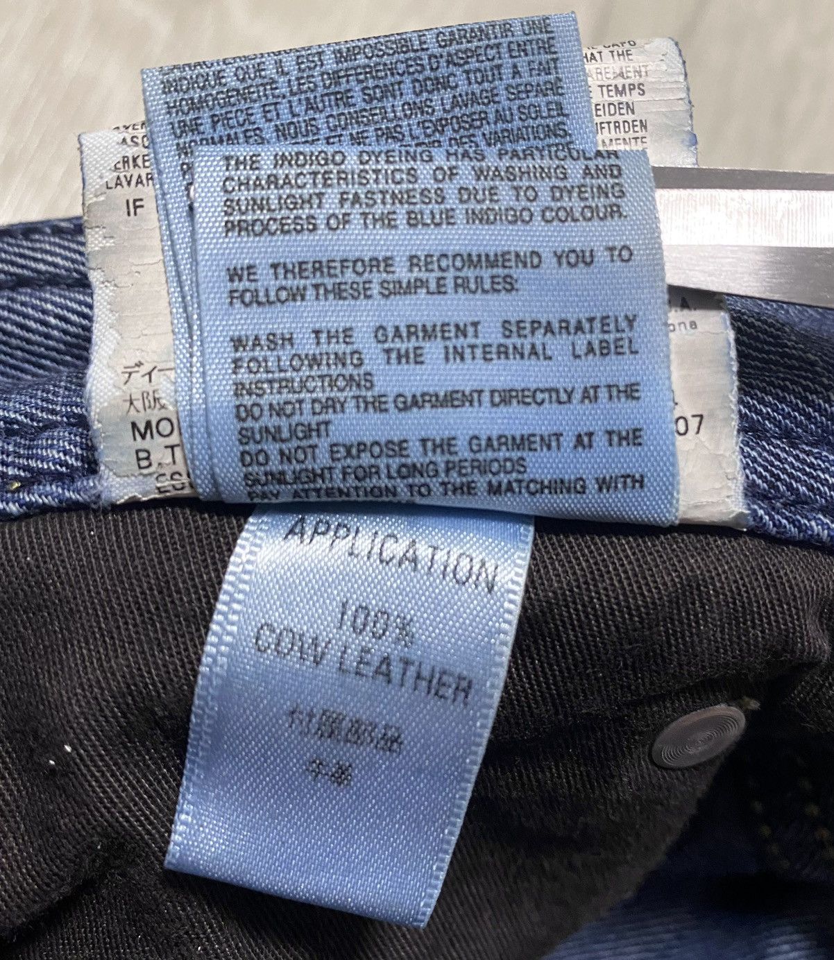 Diesel Women’s Diesel Slammer Washed Torn Distressed Denim Jeans Size 28" / US 6 / IT 42 - 22 Thumbnail