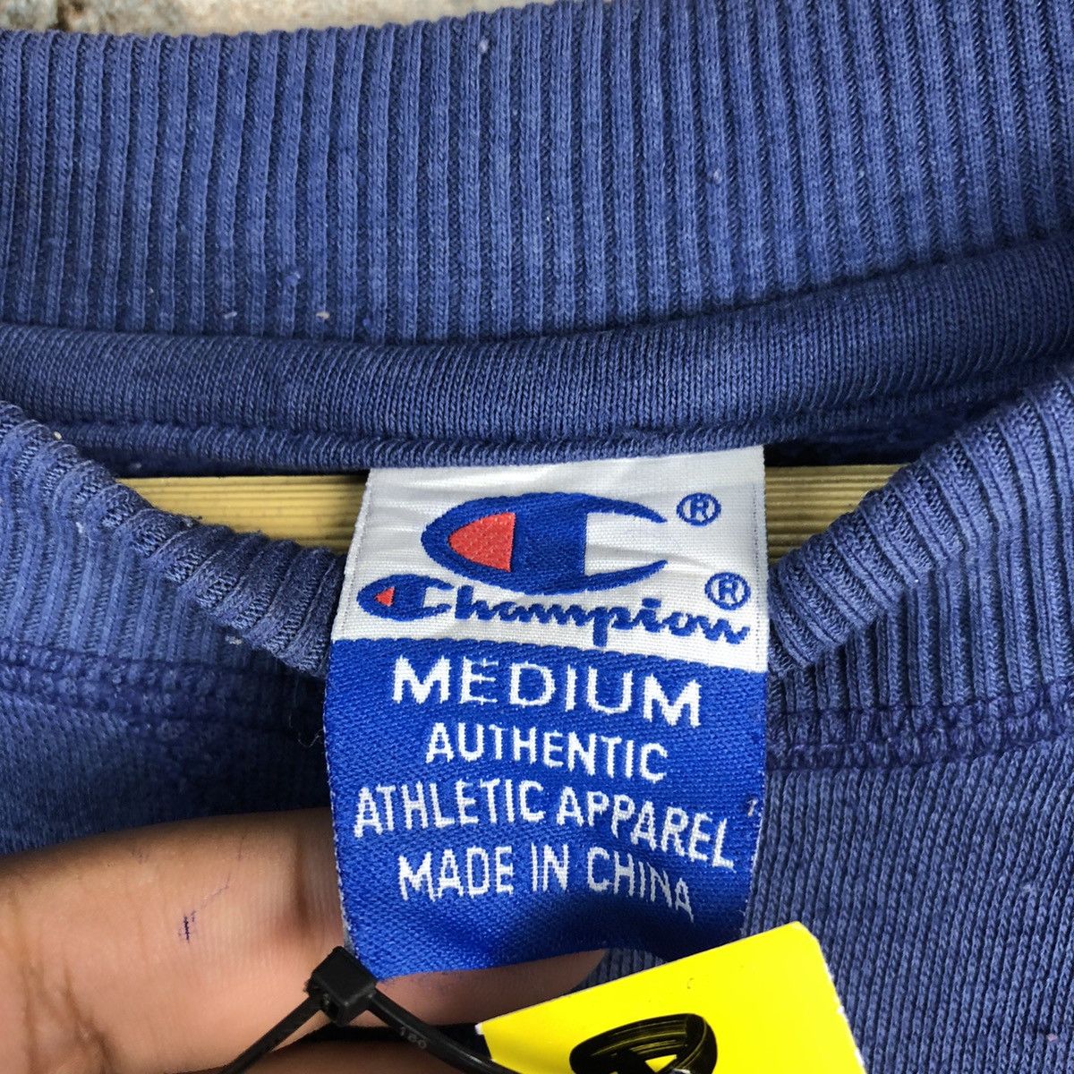 Champion Champion vintage Blue Sweatshirt #A2306 Size US S / EU 44-46 / 1 - 9 Thumbnail