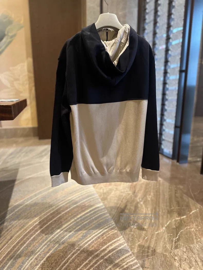 Loro Piana Loro Piana Cashmere Blend Sweater Hoodie Size L / US 10 / IT 46 - 2 Thumbnail