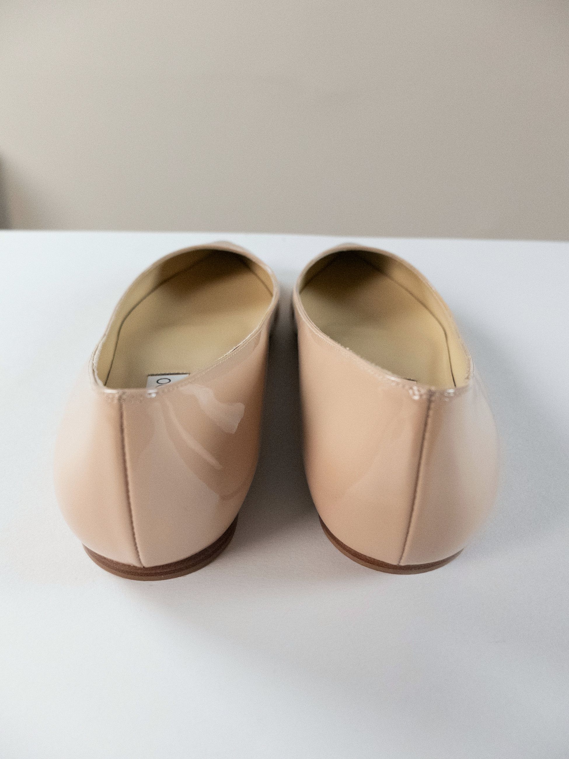 Jimmy Choo JIMMY CHOO Alina powder pink patent leather ballet flats 8.5 Size US 8.5 / IT 38.5 - 5 Thumbnail