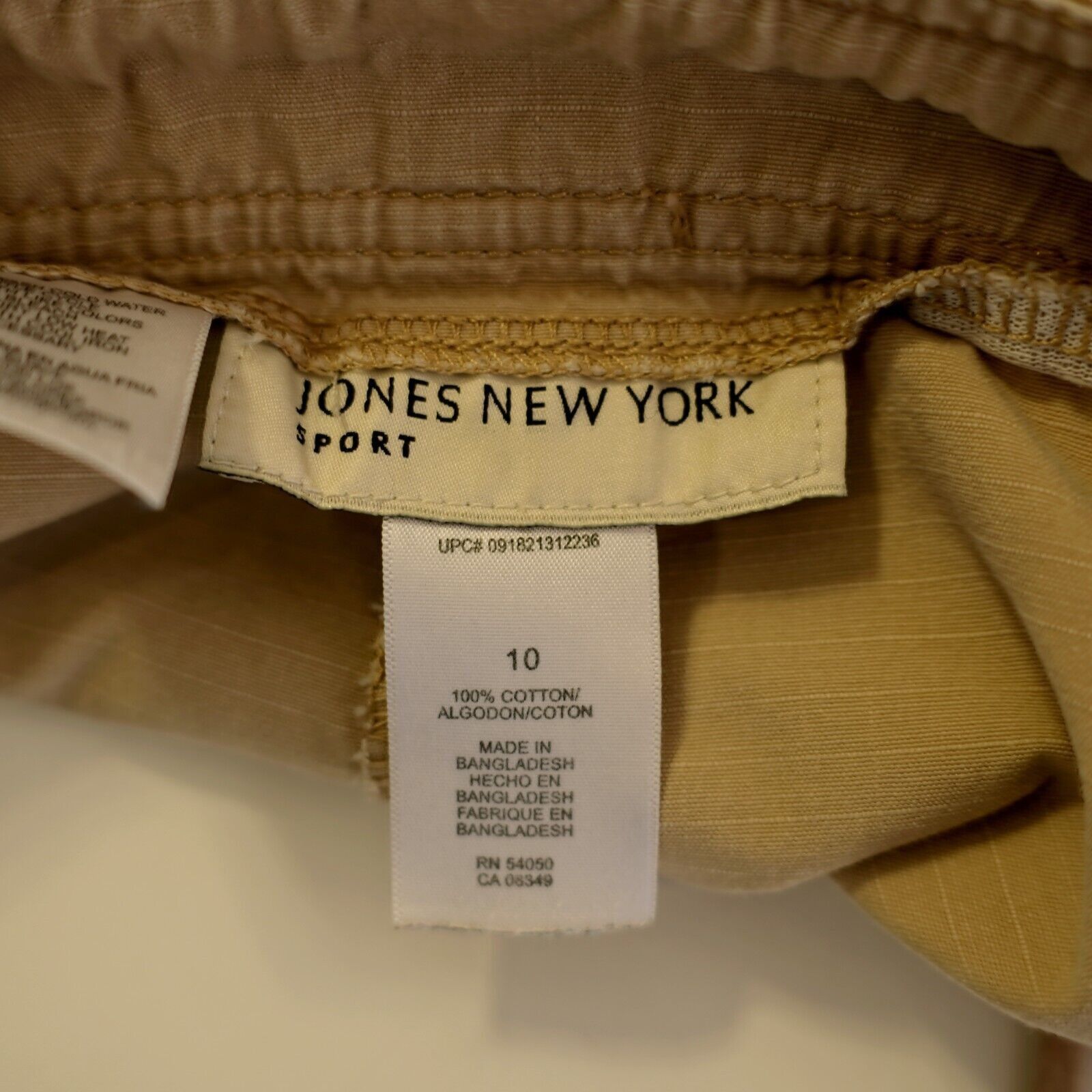 Jones New York Jones New York Sport Cream Cotton Cargo Drawstring Shorts Si Size 32" / US 10 / IT 46 - 6 Thumbnail