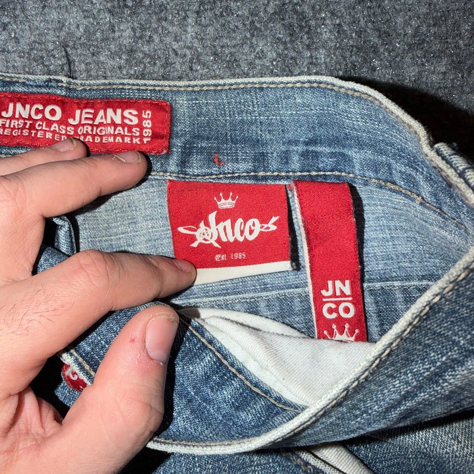 JNCO JNCO Snake 8 Ball Denim Shorts Mens LG Vtg y2k 90s Rare Size US 34 / EU 50 - 7 Thumbnail