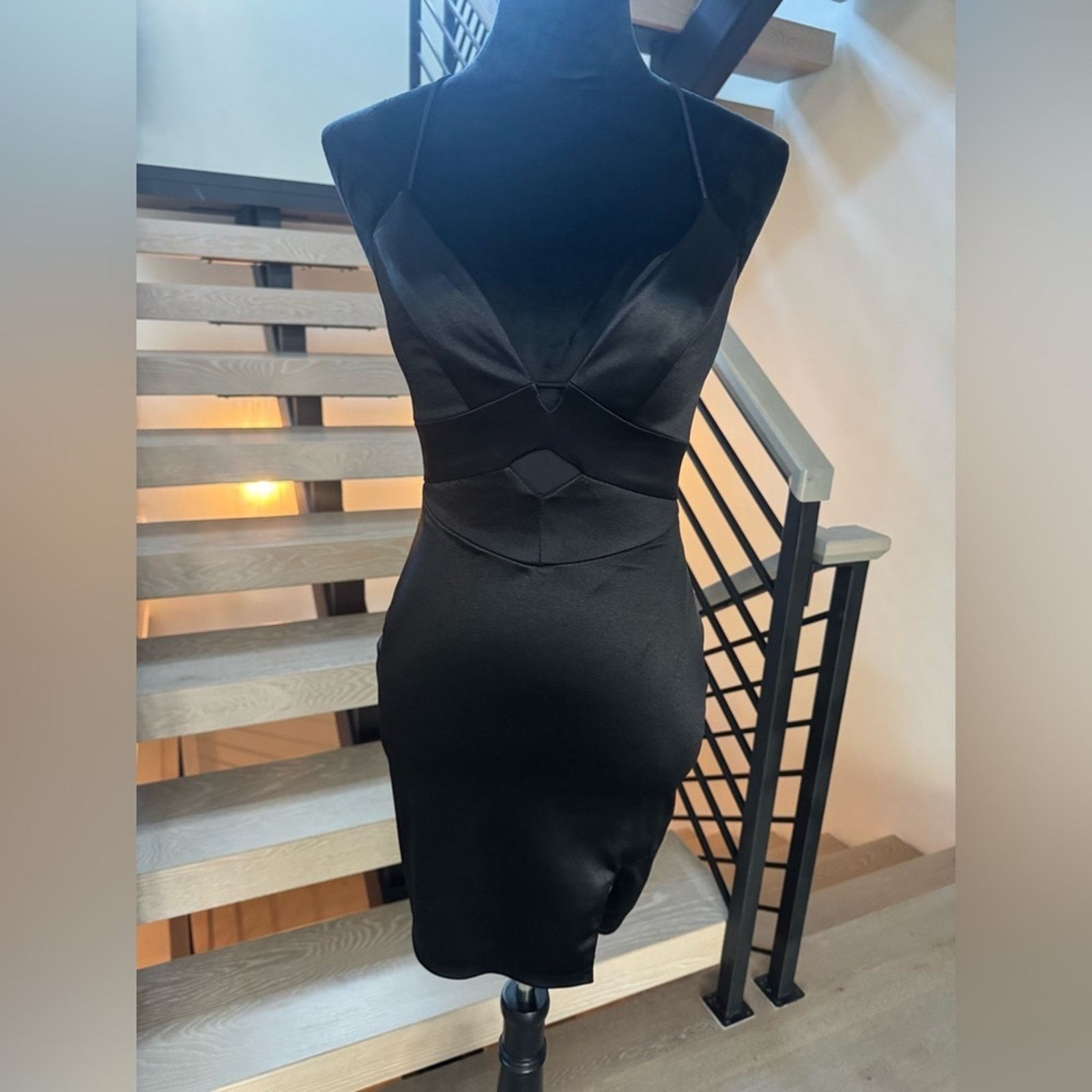 Other New Y2K Elegant Black Satin Dress size XS Size XS / US 0-2 / IT 36-38 - 5 Thumbnail