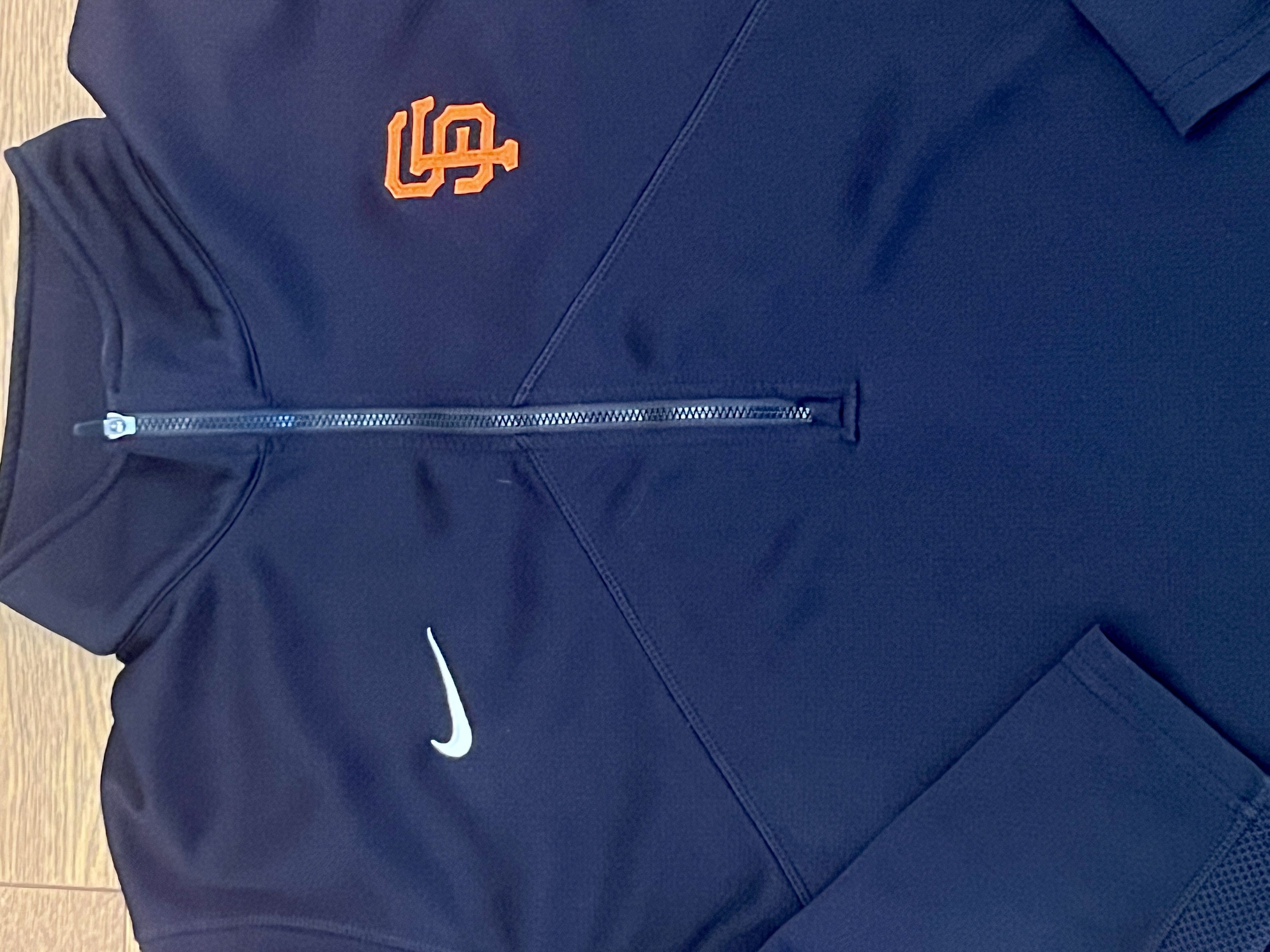Nike Nike SF Giants Dri-FIT 1/4 Zip Pullover Men's XL Size US XL / EU 56 / 4 - 2 Thumbnail