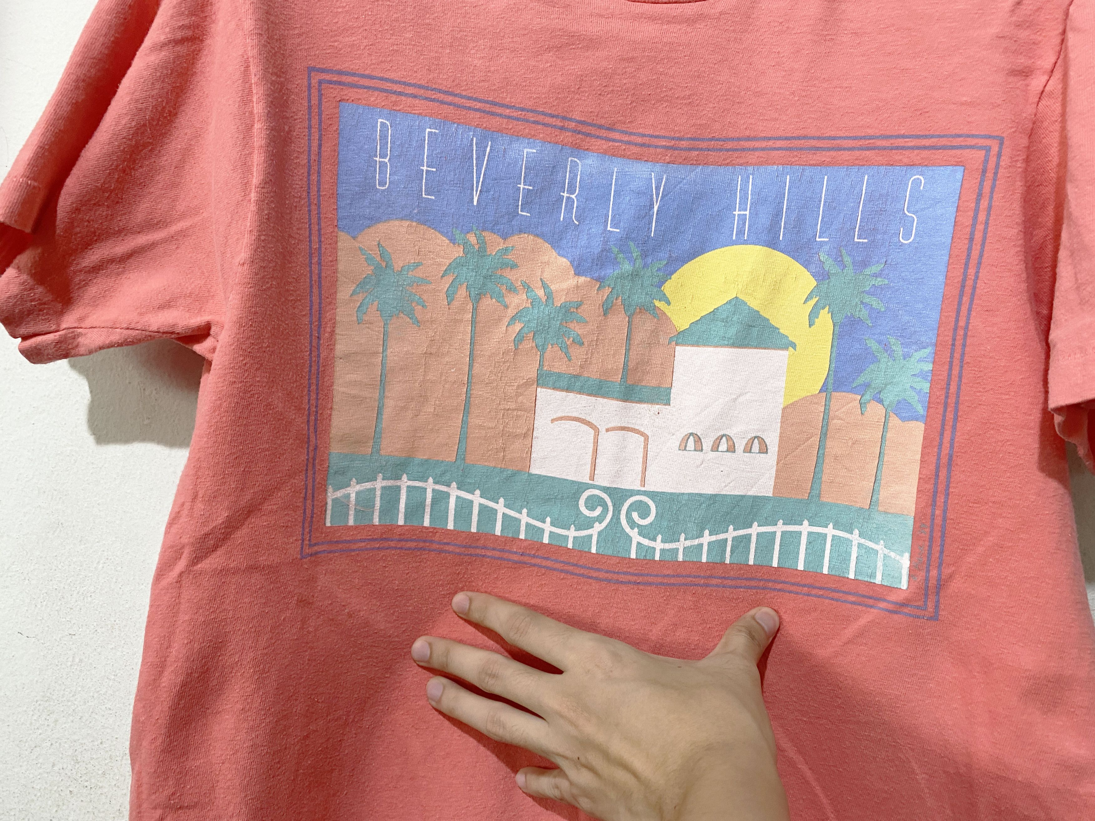 Vintage Vintage 90s Beverly Hills Shirt Size US M / EU 48-50 / 2 - 2 Thumbnail