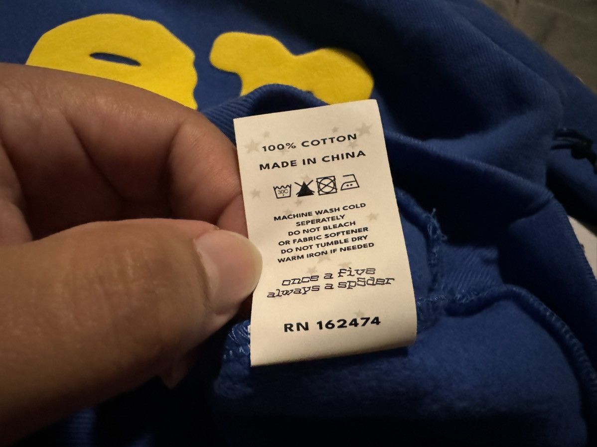 Sp5der Sp5der Beluga TC Blue Hoodie Size Medium Size US M / EU 48-50 / 2 - 9 Thumbnail
