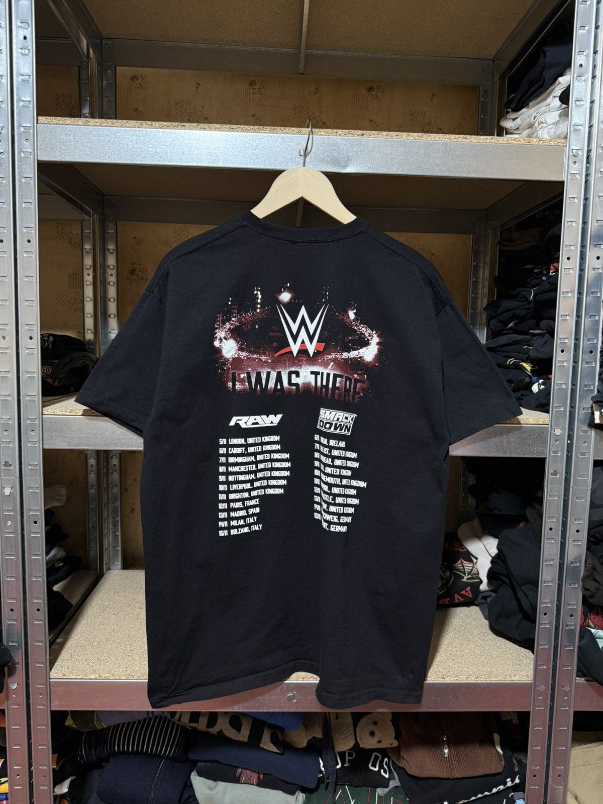 Vintage × WWE × WWF Vintage 2014 I Was There Wrestling Raw Smack Down T-Shirt Size US XL / EU 56 / 4 - 2 Thumbnail