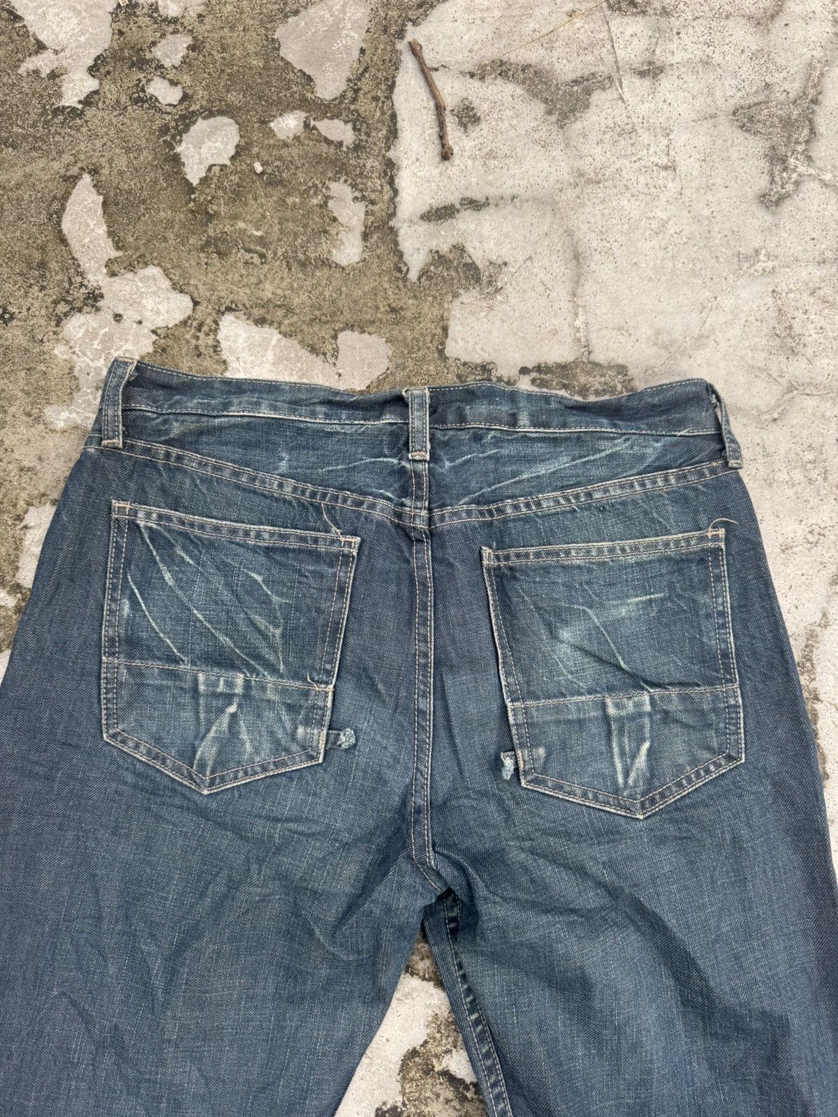 Rick Owens Rare Rick Owens Slab Denim Washed Waxed Black Jeans Size US 30 / EU 46 - 6 Thumbnail