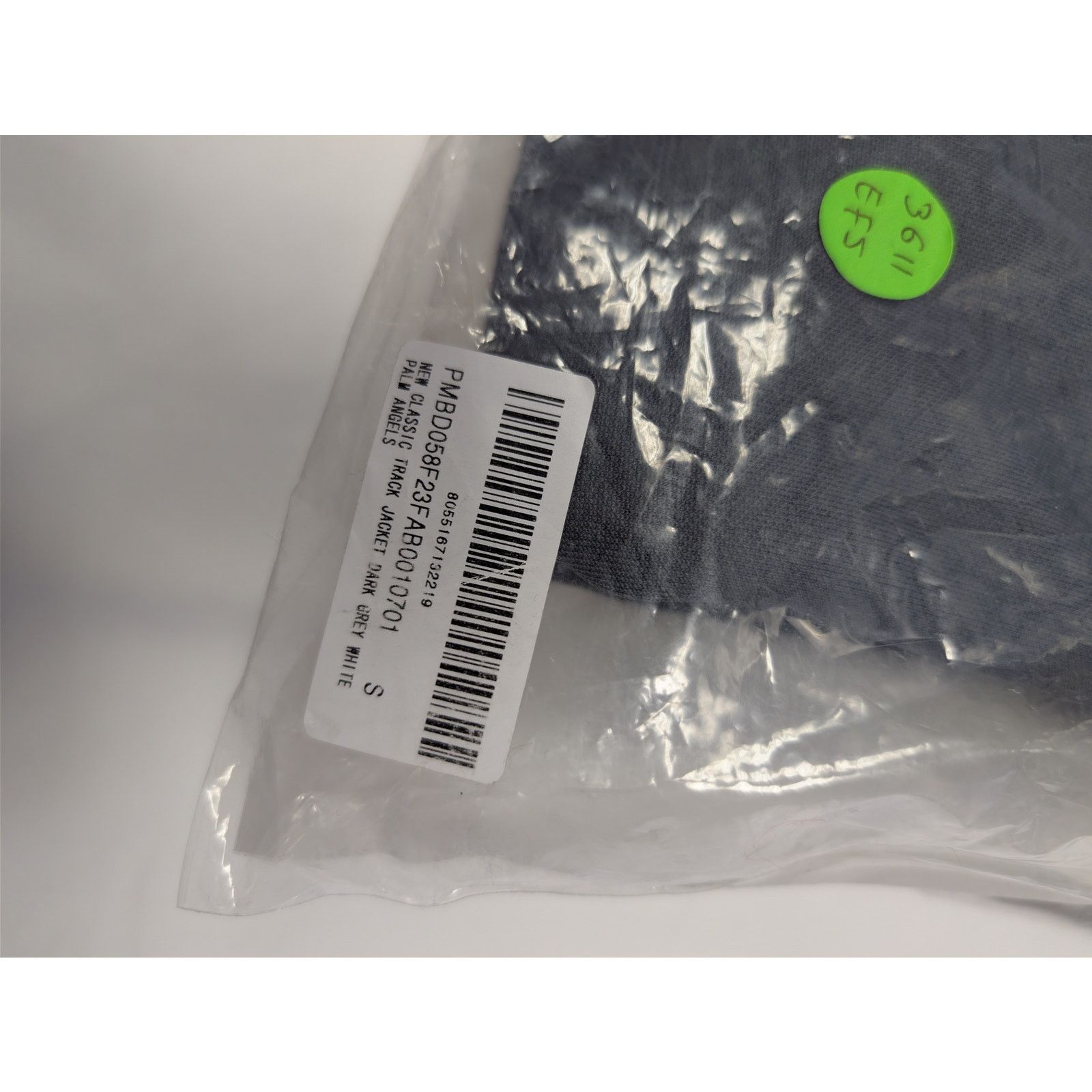 Palm Angels o1rshd1 New Classic Track Jacket in Dark Grey / White Size US S / EU 44-46 / 1 - 22 Thumbnail