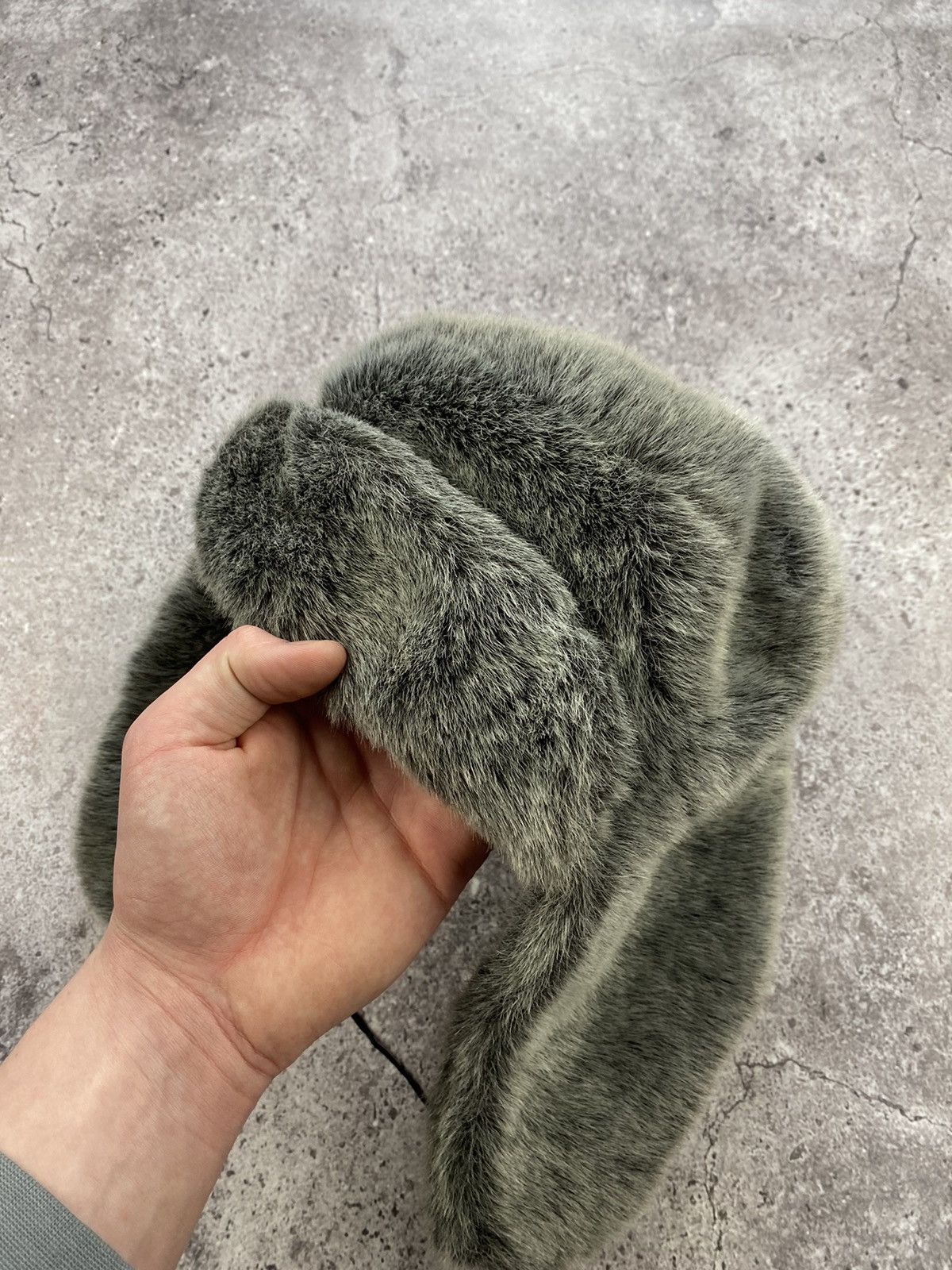 Japanese Brand × Vintage Y2K Faux Fur Ushanka Vintage Fuzzy Warm Trapper Hat Size ONE SIZE - 7 Thumbnail