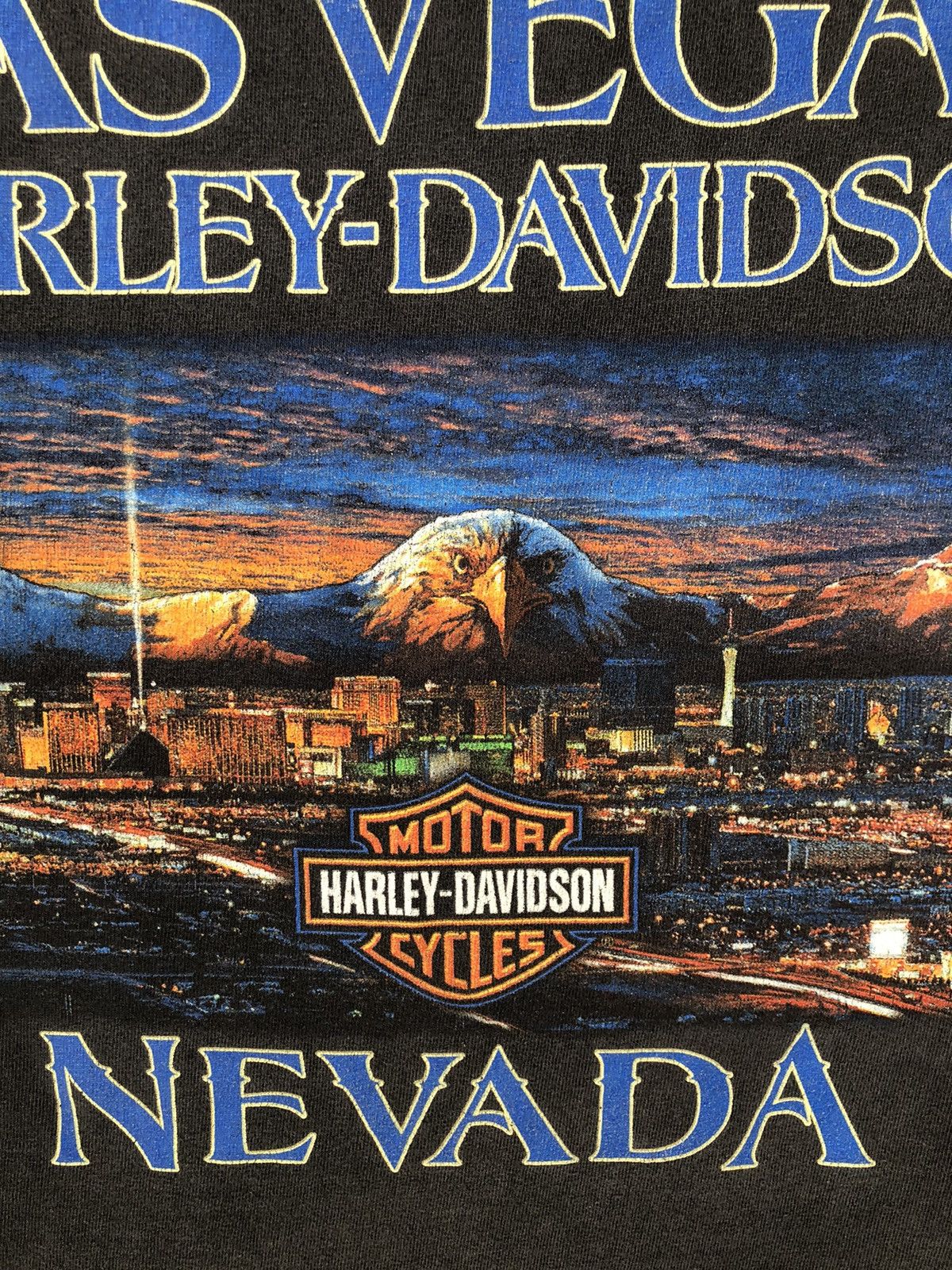Harley Davidson Harley Davidson Las Vegas Nevada Tee Size US L / EU 52-54 / 3 - 4 Thumbnail