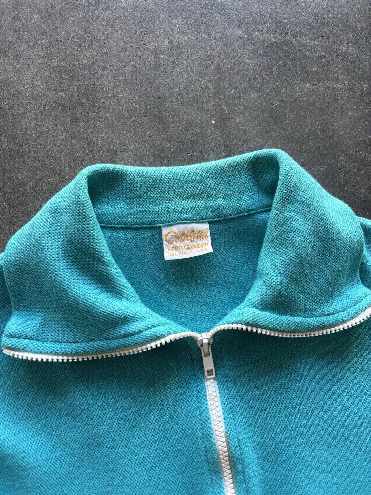 Catalina Vintage 70s 80s Catalina Sportswear Zip Up Sweater Size XXL / US 16-18 / IT 52-54 - 4 Thumbnail