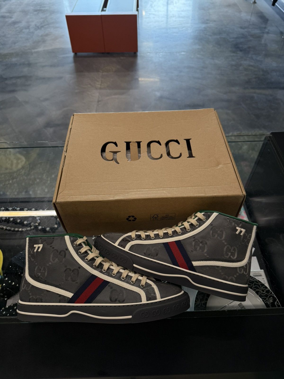 Gucci Gucci Off The Grid High Dark Grey Size US 10 / EU 43 - 1 Thumbnail