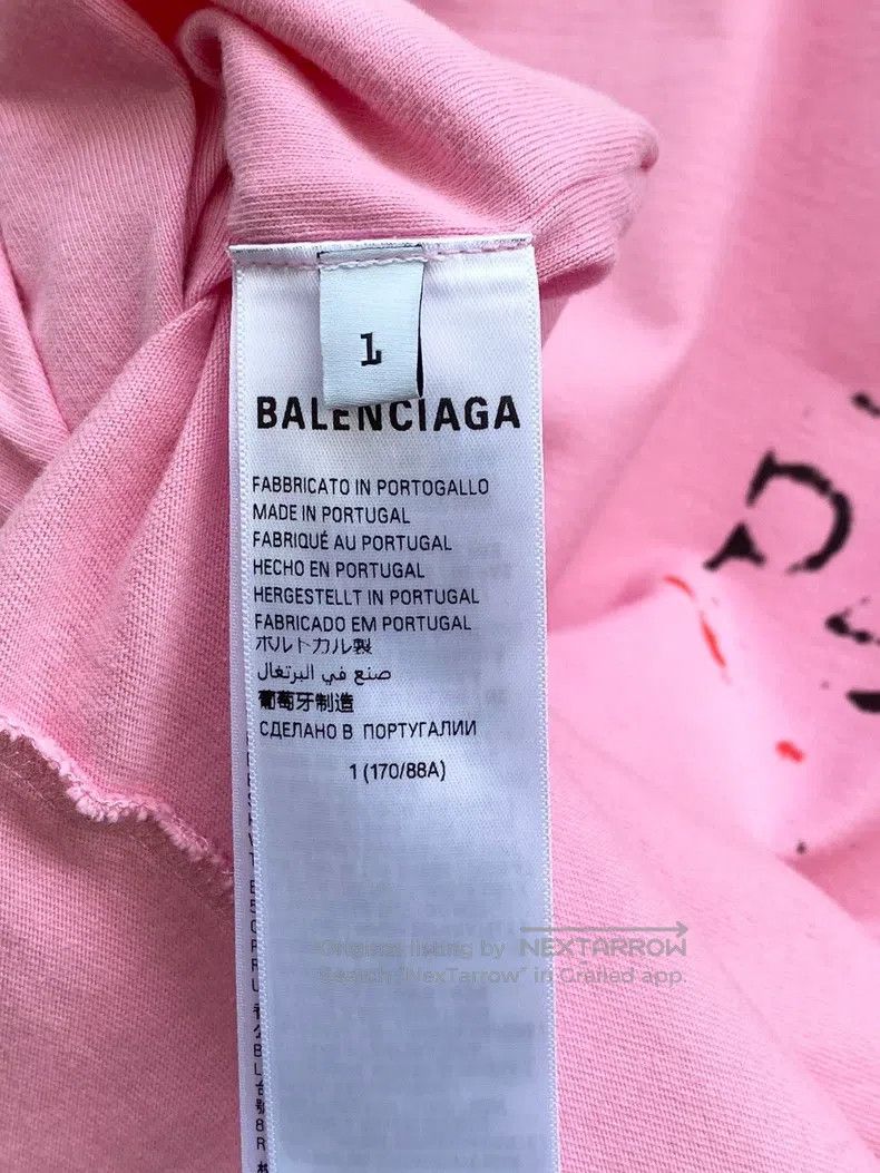 Balenciaga Balenciaga Double-sided hand-drawn graffiti, cola logo pin Size US S / EU 44-46 / 1 - 5 Thumbnail