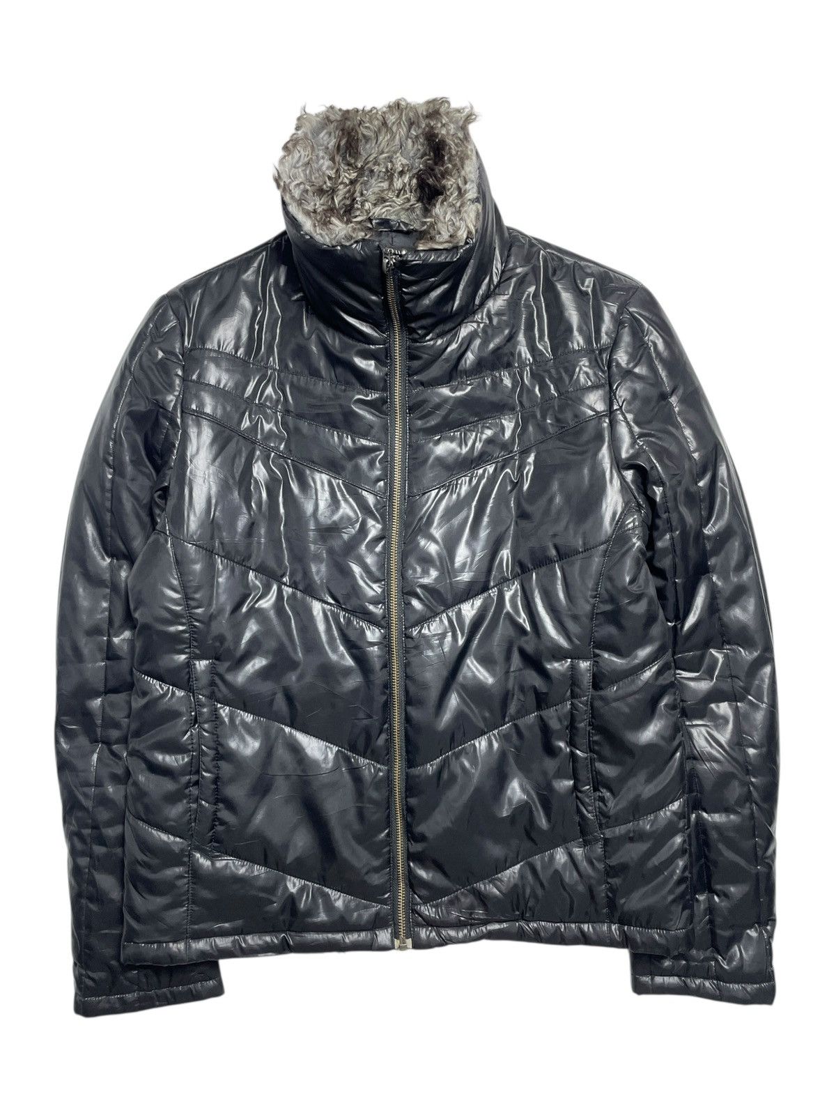 14th Addiction 2000’s Sorridere - Trim Fur Bikers Puffer Jacket Size US M / EU 48-50 / 2 - 2 Thumbnail