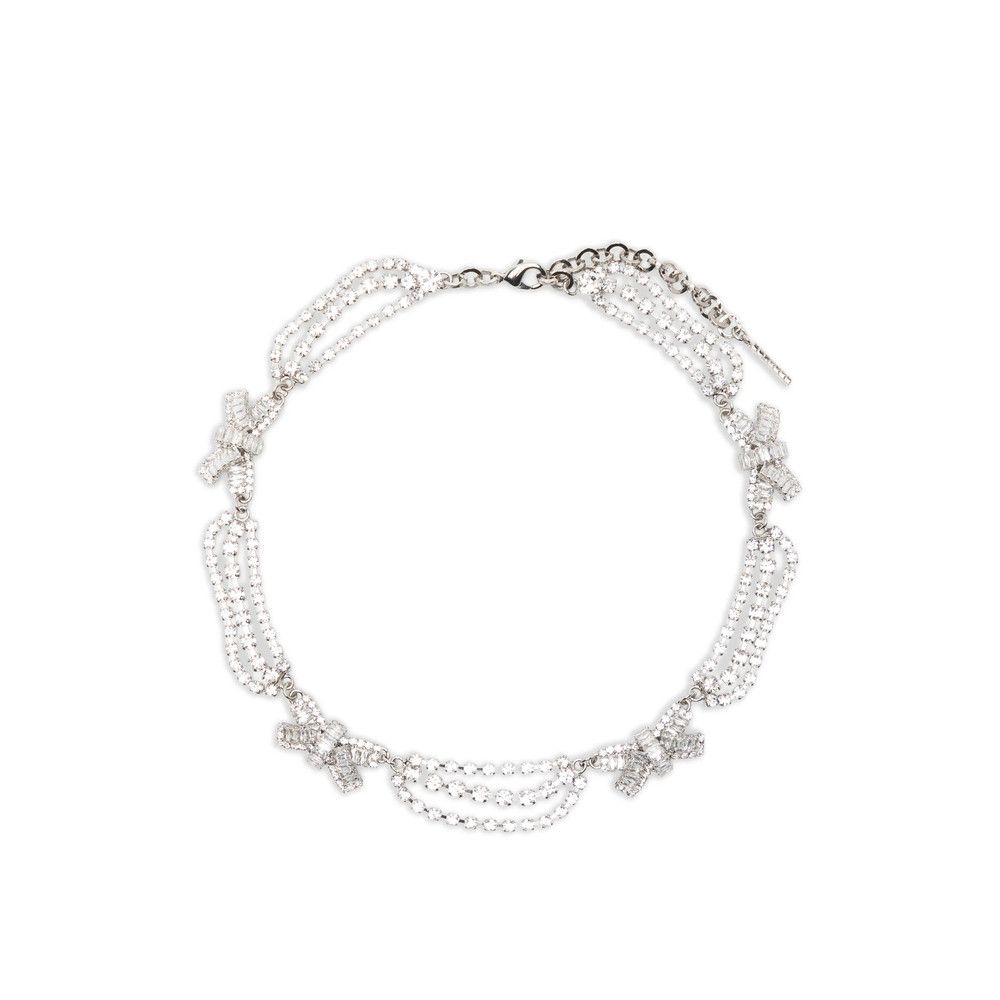 Alessandra Rich Alessandra Rich SILVER Necklaces Size ONE SIZE - 1 Thumbnail