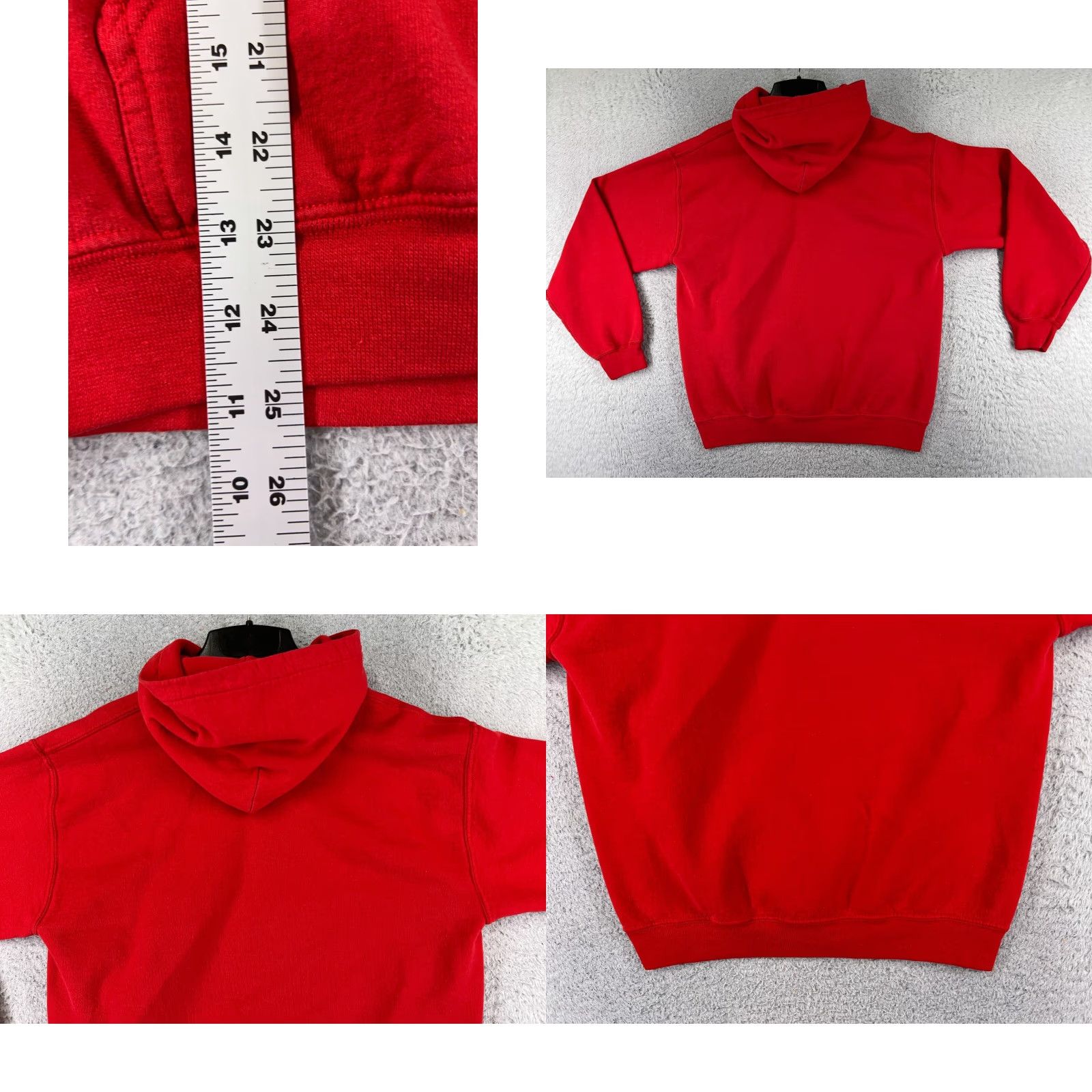 Vintage VINTAGE USMC Hoodie Mens Adult Medium Red Marines MCAS Cherry Point Pocket Read MV Sport Logo Jersey Cotton Pullover Crew Neck Long Sleeve Size US M / EU 48-50 / 2 - 9 Thumbnail