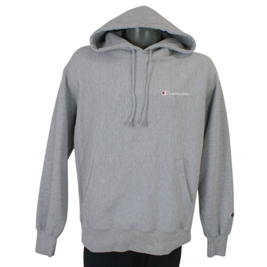 Champion × Vintage Champion Reverse Weave Hoodie Gray Pullover Sweatshirt Size US L / EU 52-54 / 3 - 1 Thumbnail
