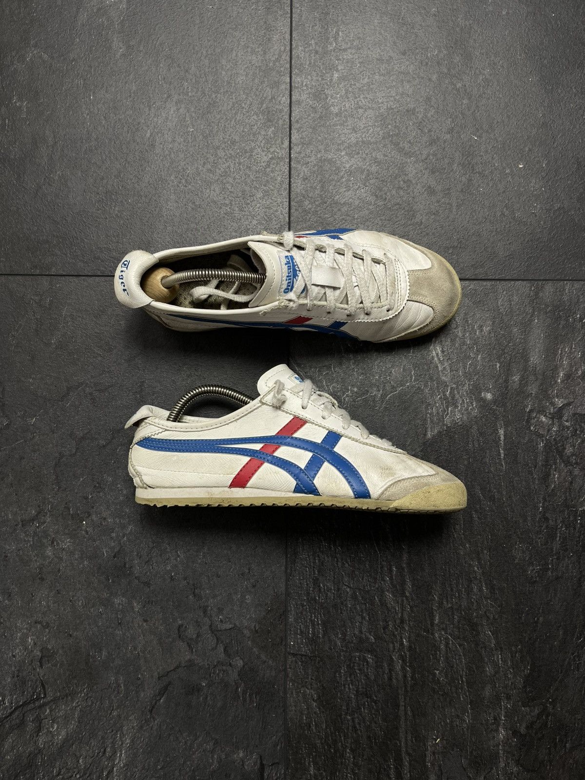 Japanese Brand × Onitsuka Tiger × Vintage Asics Onitsuka Tiger OG Sneakers Leather France Vintage Y2k Size US 5.5 / EU 38 - 1 Thumbnail