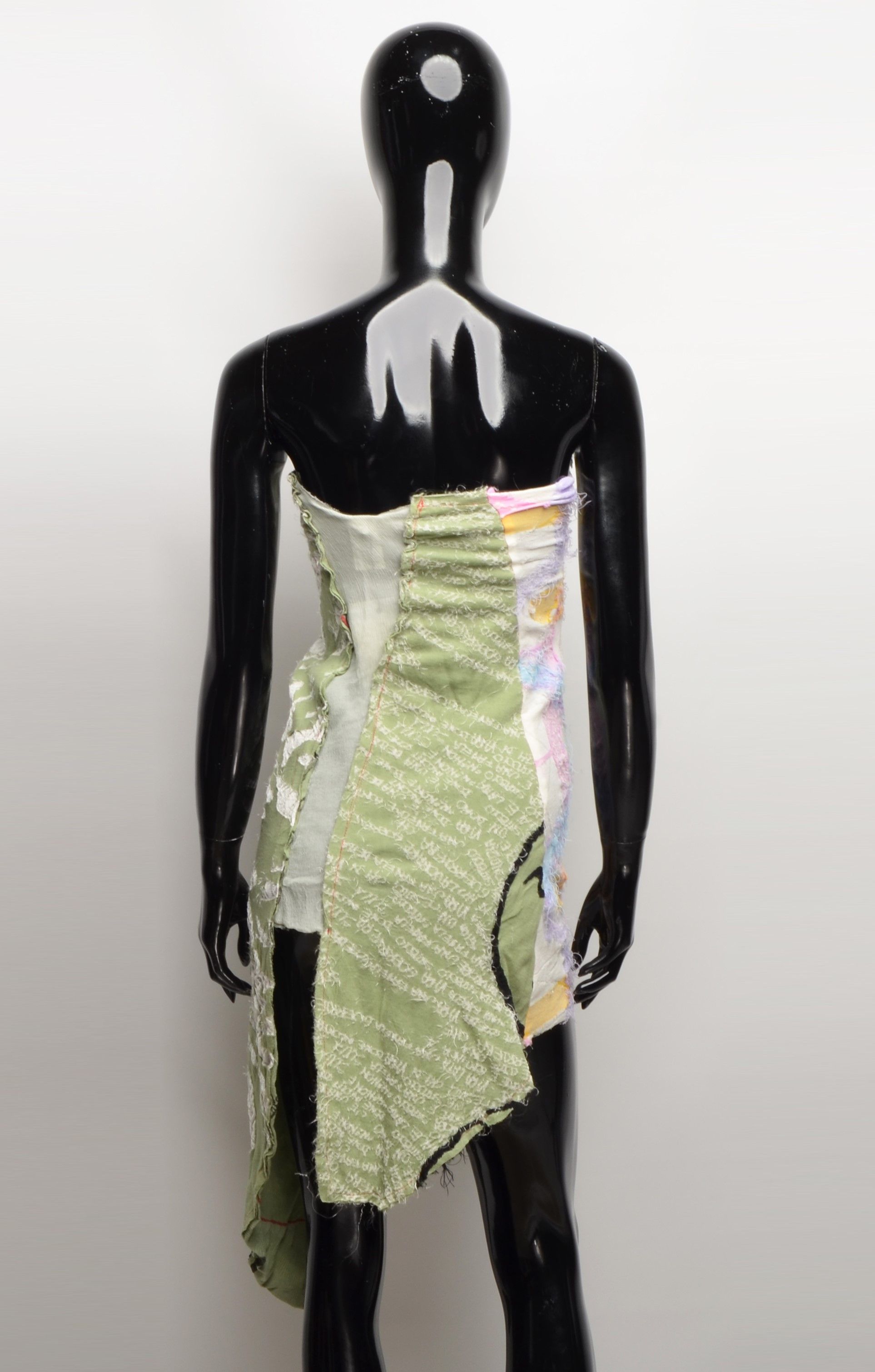 Other Vira Lata Y2K Deconstructed Grunge Mini Tunic Dress Size S / US 4 / IT 40 - 5 Thumbnail