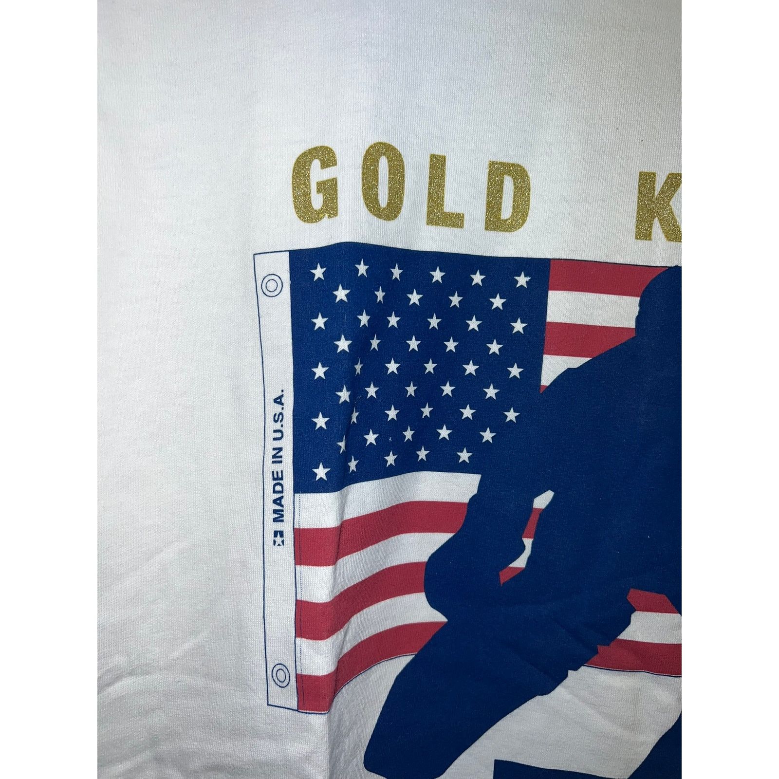 Gildan Vintage Gold Kings Shirt Hockey Stand Their Ground Tee 90s L Size US L / EU 52-54 / 3 - 3 Thumbnail