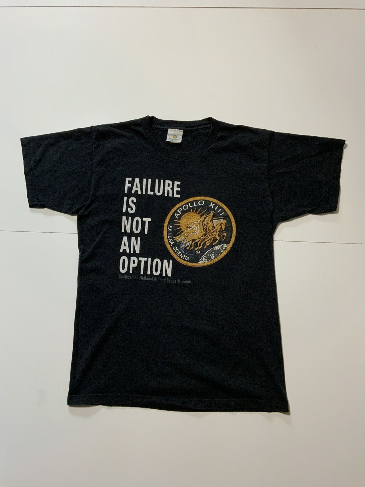 Vintage Smithsonian Museum Apollo XIII Failure Option T-Shirt Size US M / EU 48-50 / 2 - 1 Thumbnail