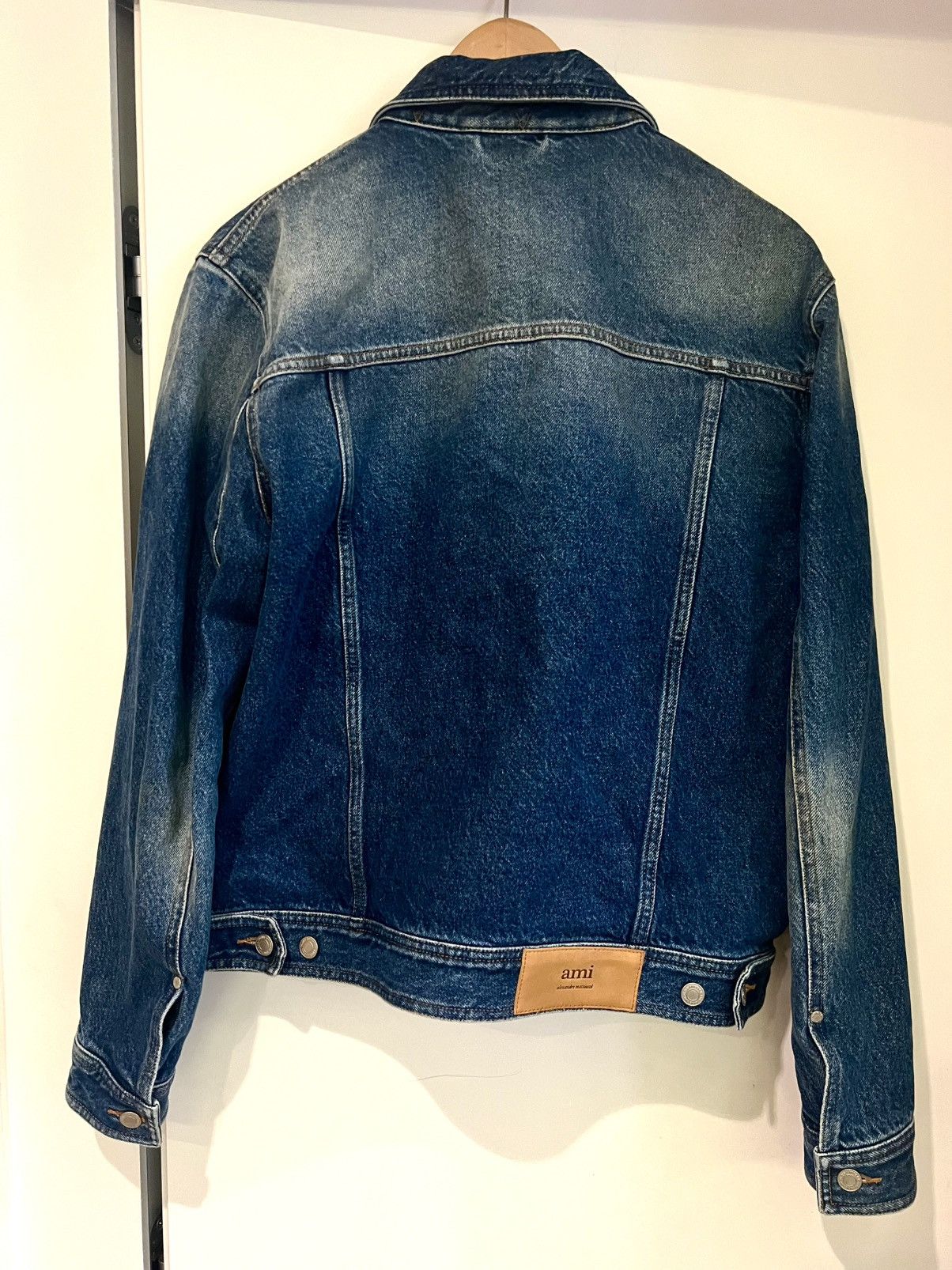 AMI AMI 90´s Wash Gorgeous Denim Jacket Size US L / EU 52-54 / 3 - 2 Thumbnail