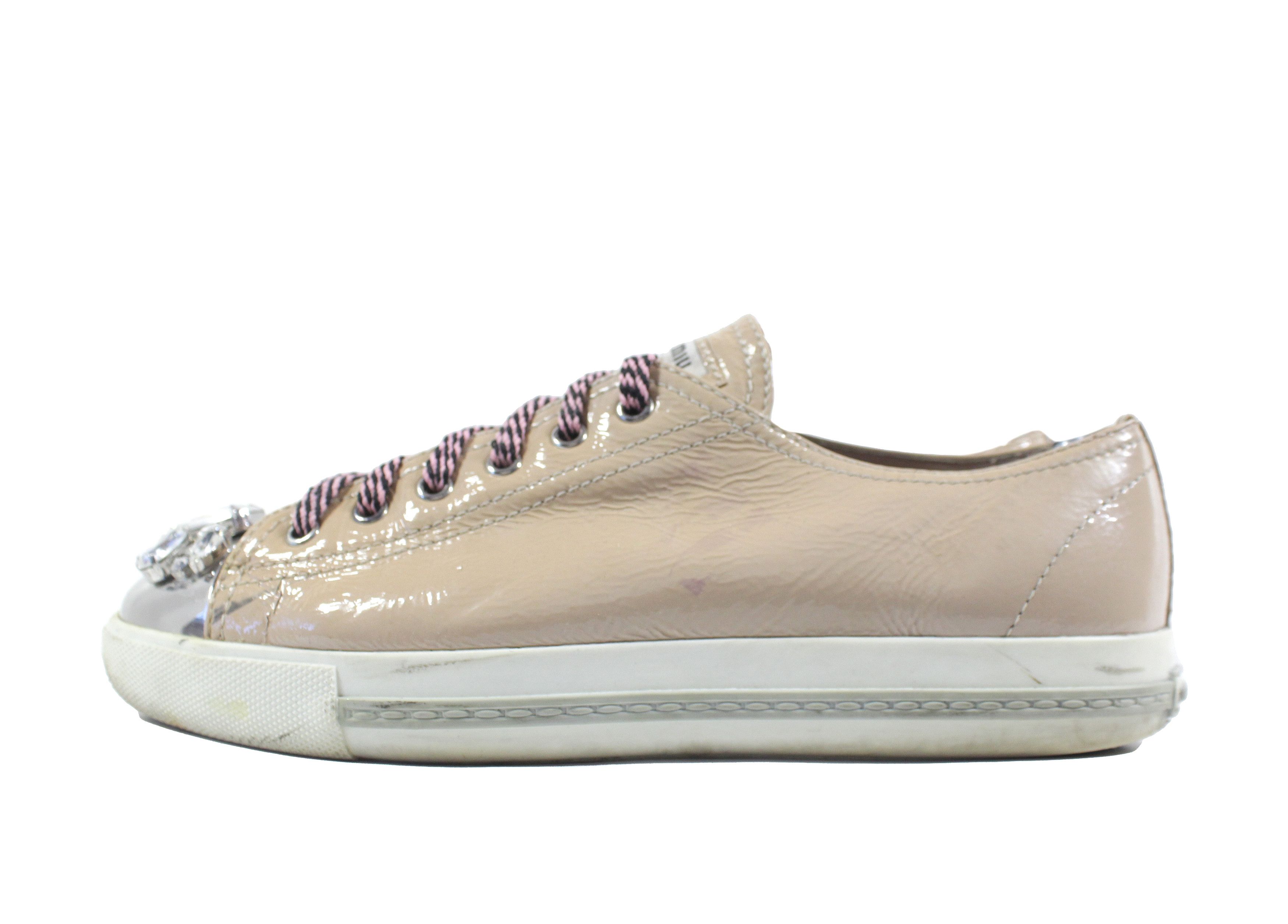 Miu Miu Rocks Patent Leather Sneakers Size US 10.5 / IT 40.5 - 1 Thumbnail