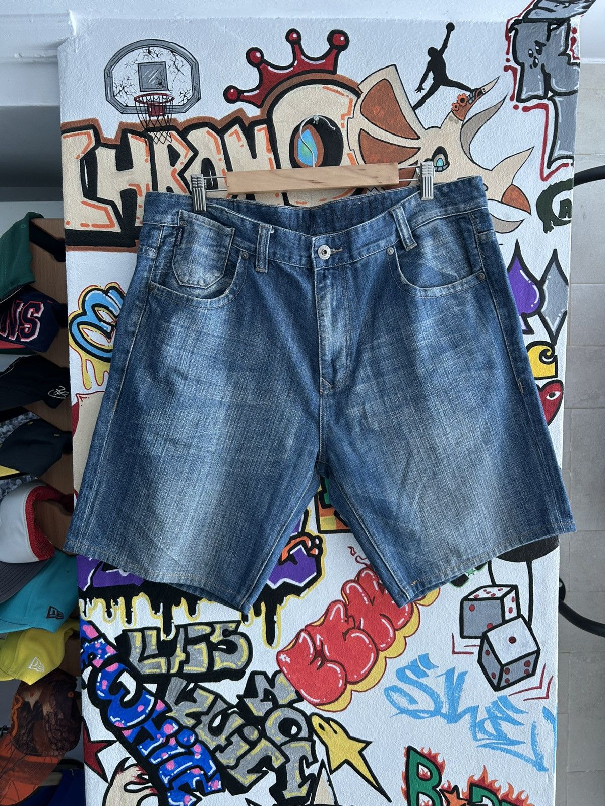 Ecko Unltd. × Vintage Ecko 90s baggy jorts Size US 36 / EU 52 - 2 Thumbnail