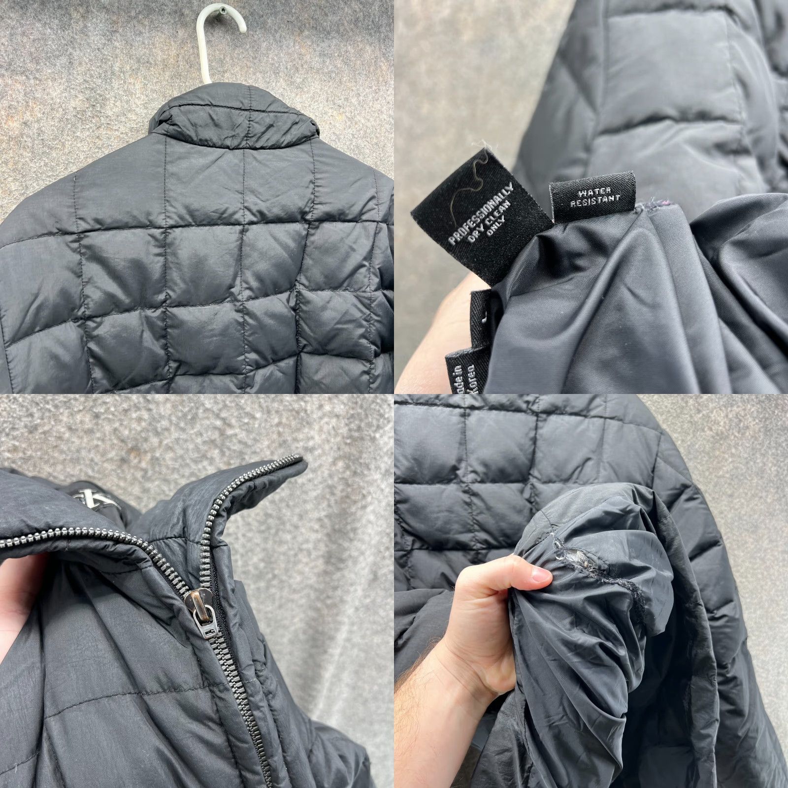 Calvin Klein VINTAGE Calvin Klein Puffer Jacket Men Large Black Full Zip Nylon Goose Down Winter Fill Jacket Size US L / EU 52-54 / 3 - 9 Thumbnail