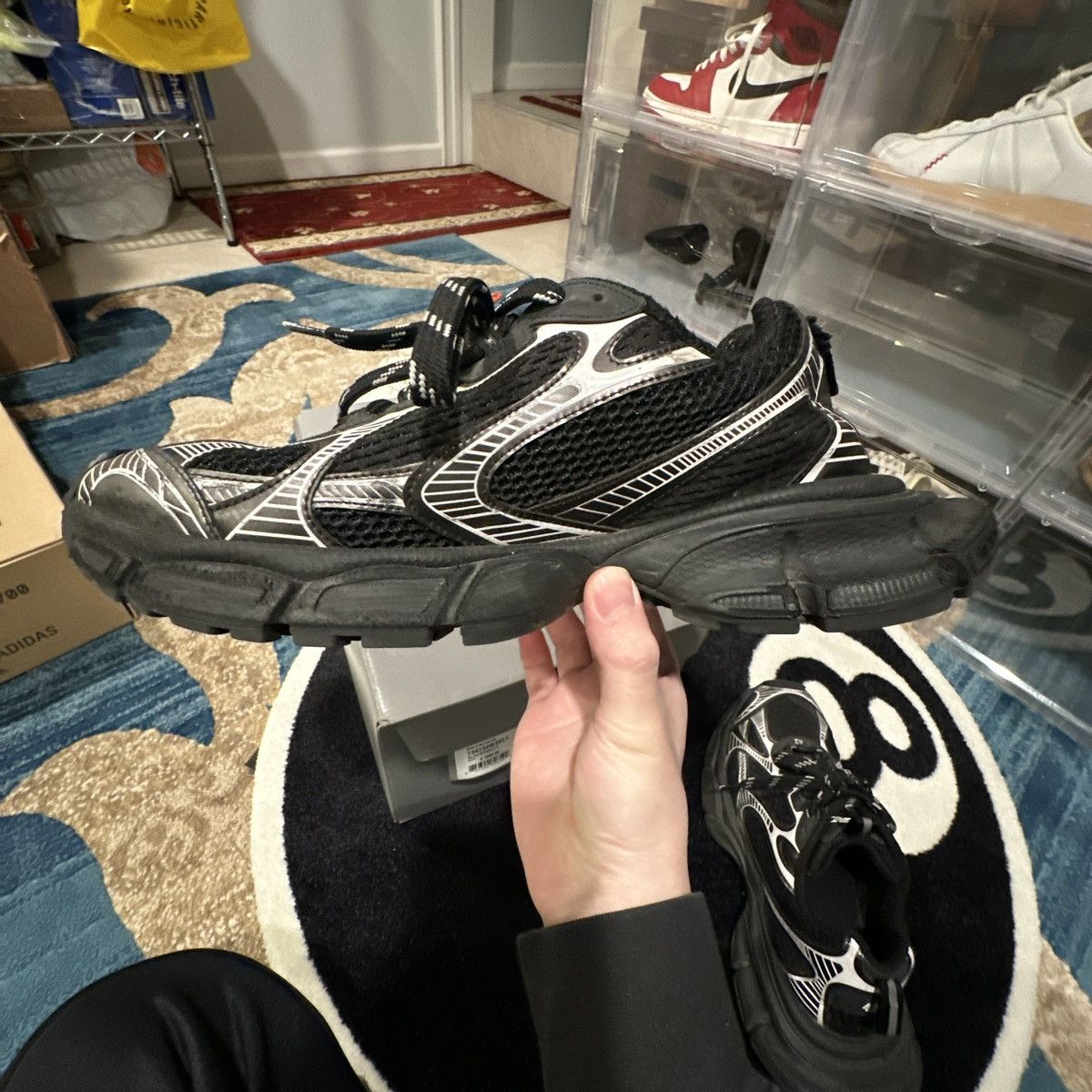 Balenciaga Balenciaga 3XL Sneaker Size 42 Worn-Out Black White”