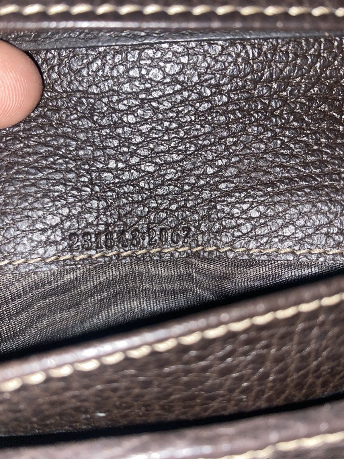 Gucci Gucci Beige/Brown GG Stud Canvas And Leather Flap Wallet Size ONE SIZE - 6 Thumbnail