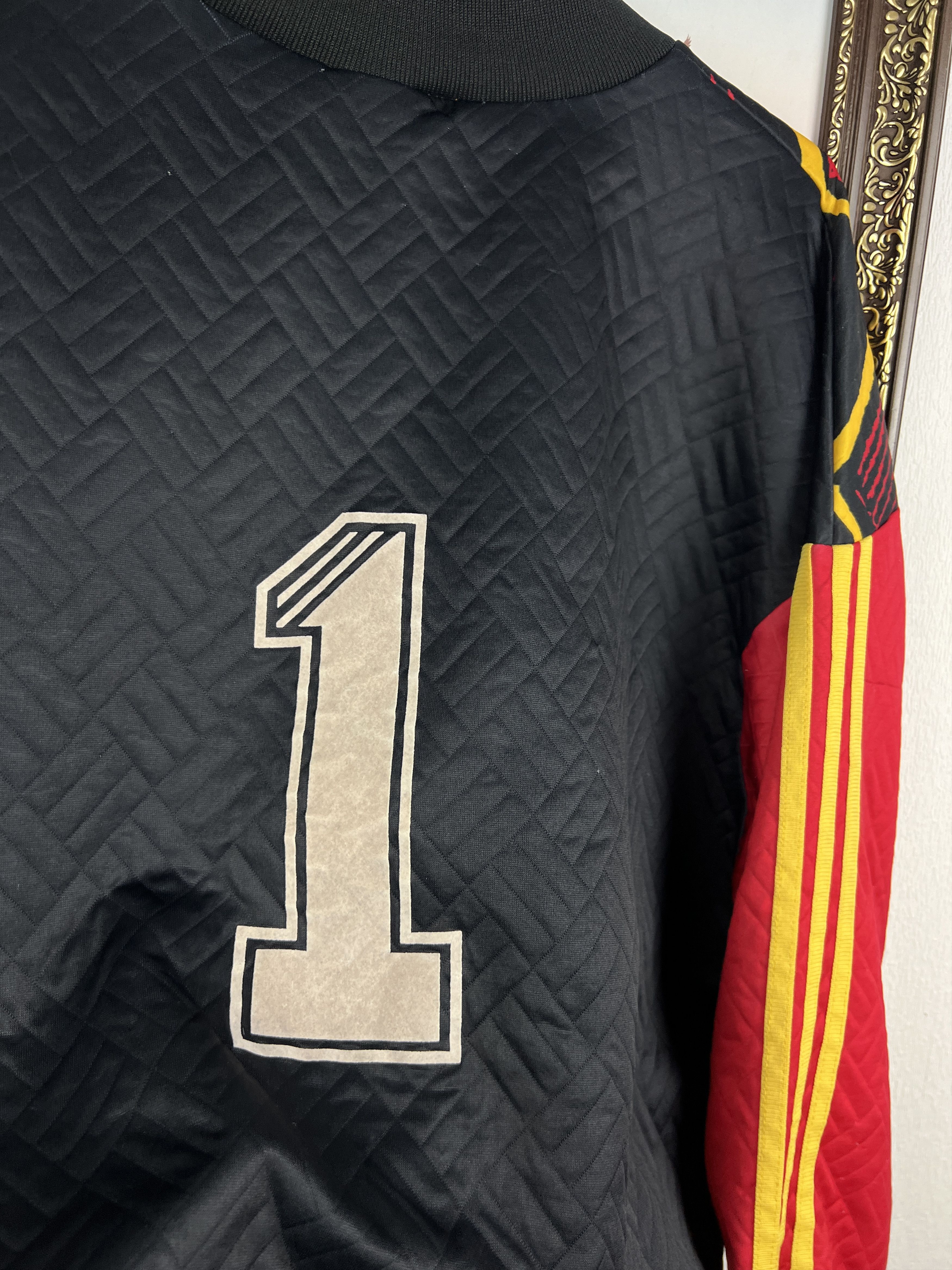 Adidas Vintage Football Goalkeeper Template Shirt Soccer Jersey Size US XL / EU 56 / 4 - 9 Thumbnail