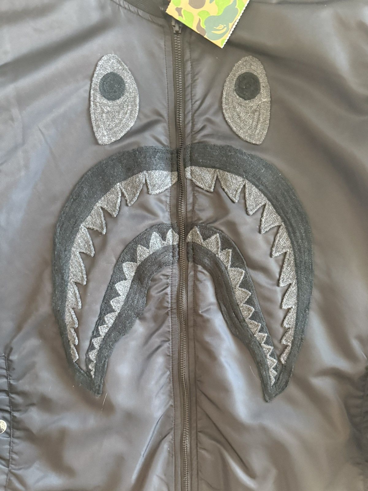 Bape Bape Shark M-A1 Jacket Size US XXL / EU 58 / 5 - 2 Thumbnail