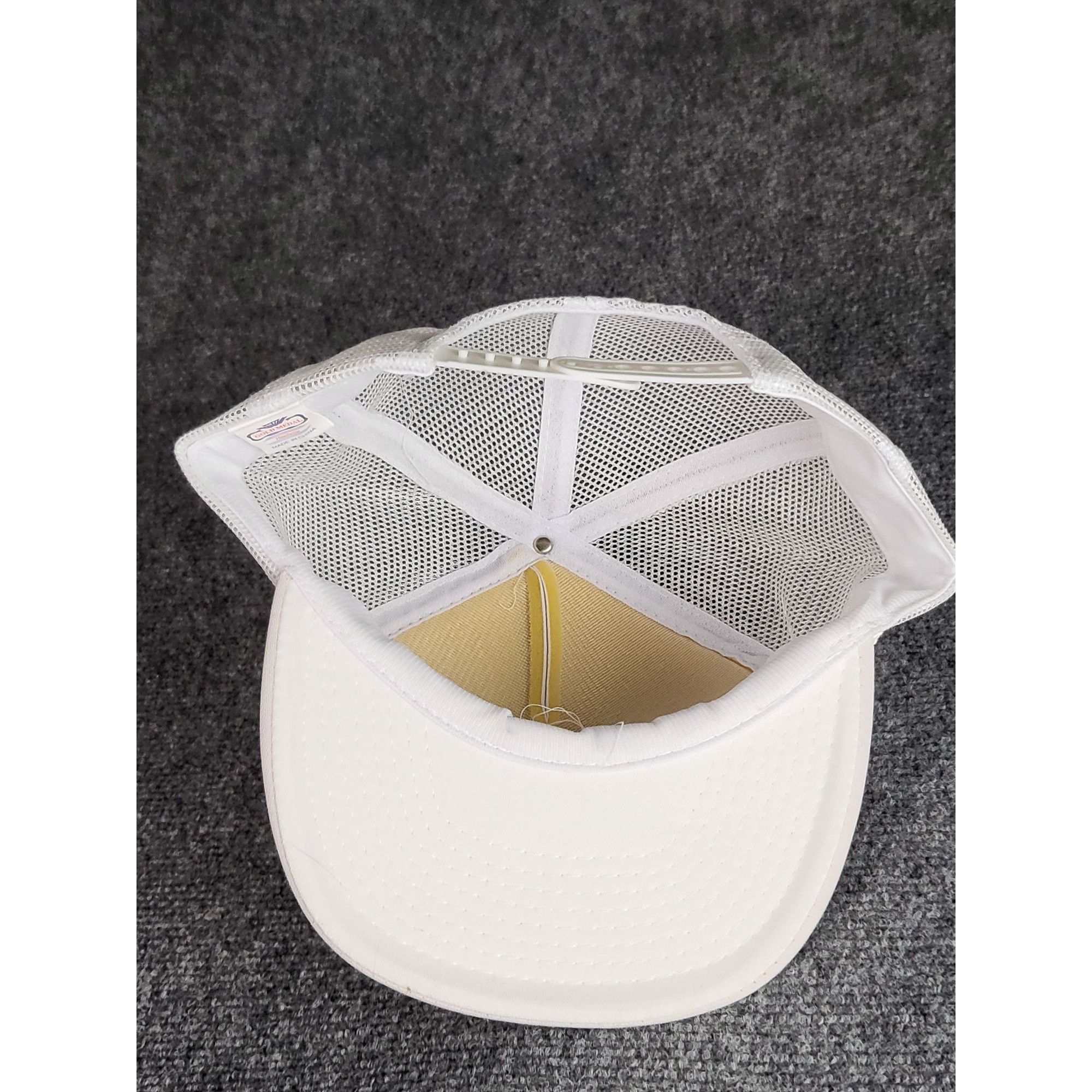 Vintage Vintage Elvis Postage Stamp Snapback Hat Rope Trucker White Size ONE SIZE - 7 Thumbnail
