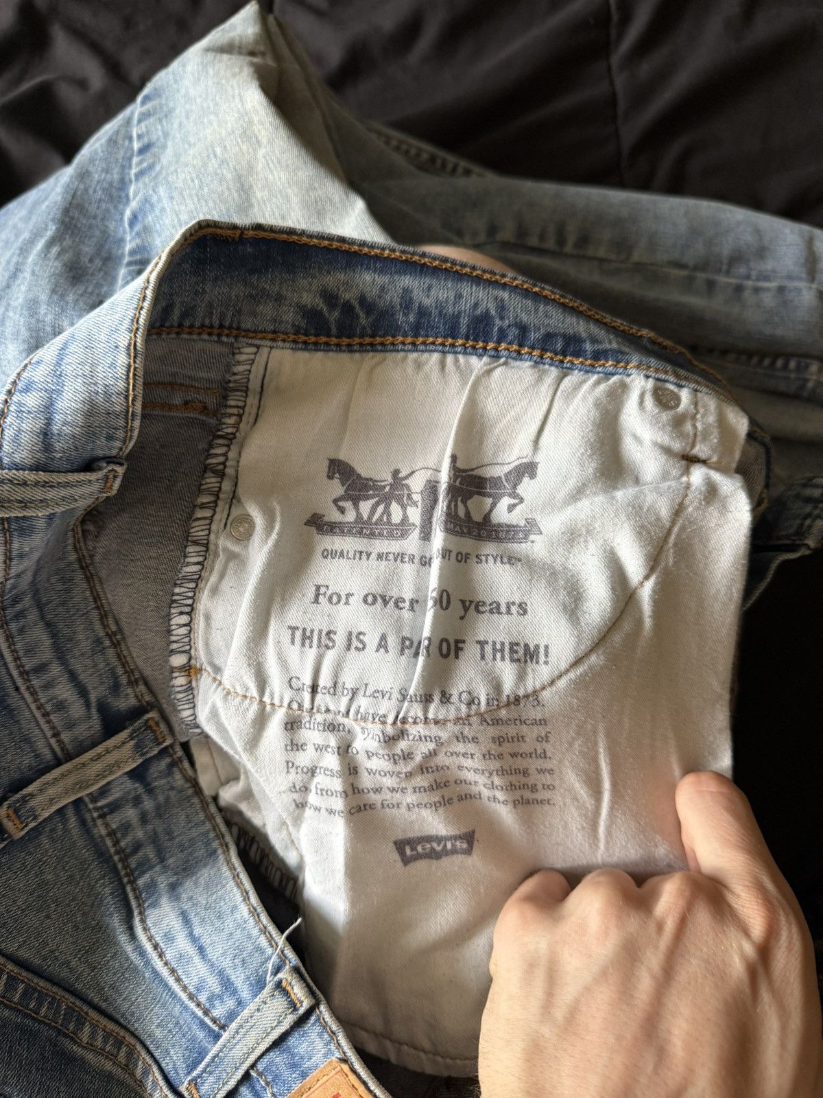 Levi's 511 denim jeans Size US 38 / EU 54 - 6 Thumbnail
