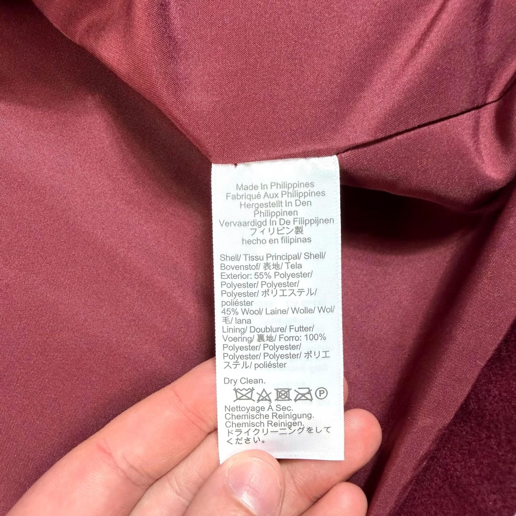 J.Crew J.CREW Overcoat Women 8 Red Wool Blend Long Belted Winter Coat Heritage Academia Size M / US 6-8 / IT 42-44 - 4 Thumbnail