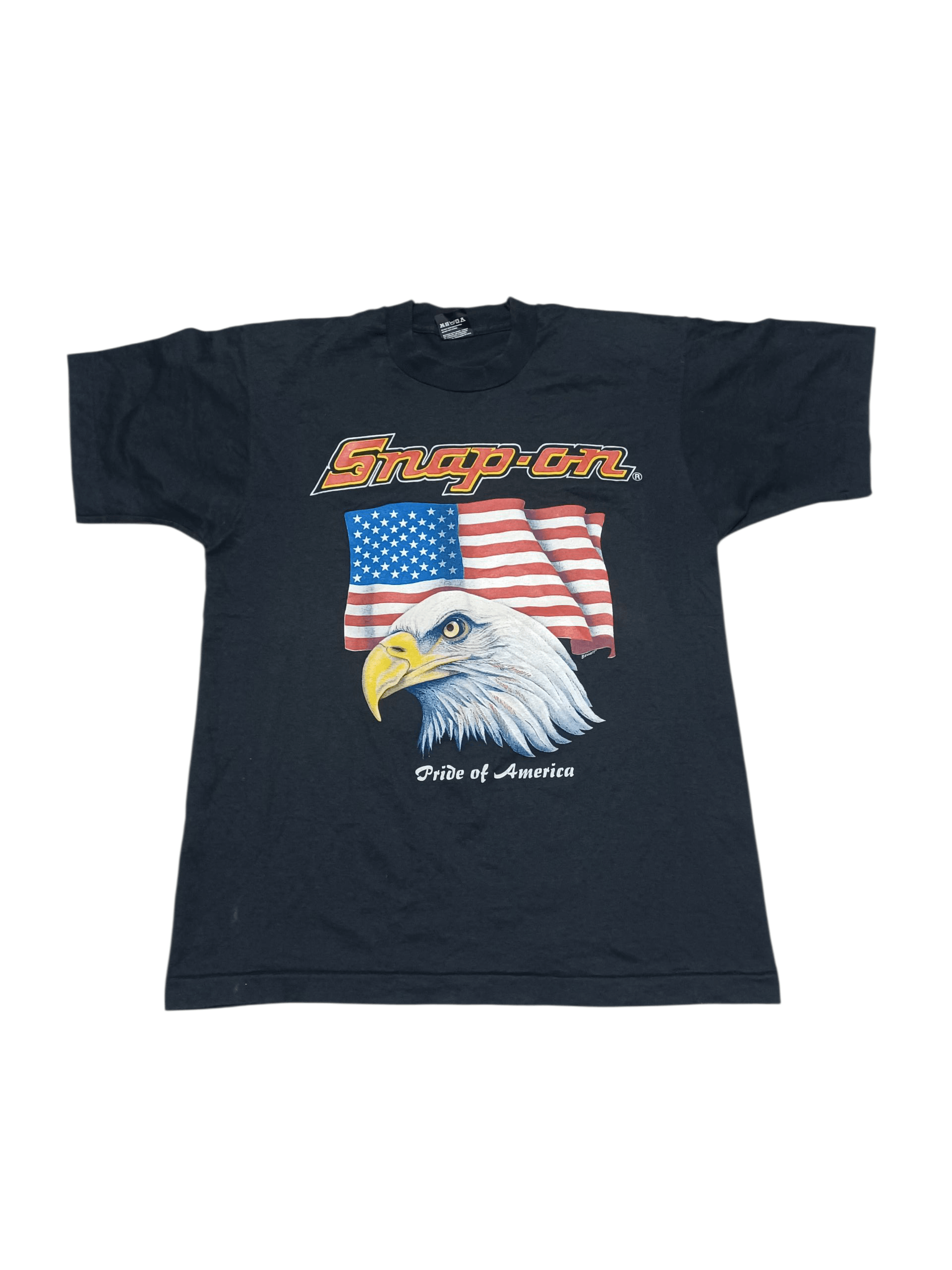Fruit Of The Loom SNAP-ON VINTAGE 90S 80S MADE IN USA SCREEN STARS TEE Size US L / EU 52-54 / 3 - 1 Thumbnail